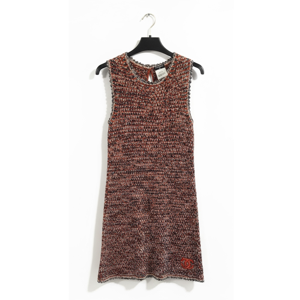 Chanel Multicolour Crochet Knit Top – FR38 (UK 10)