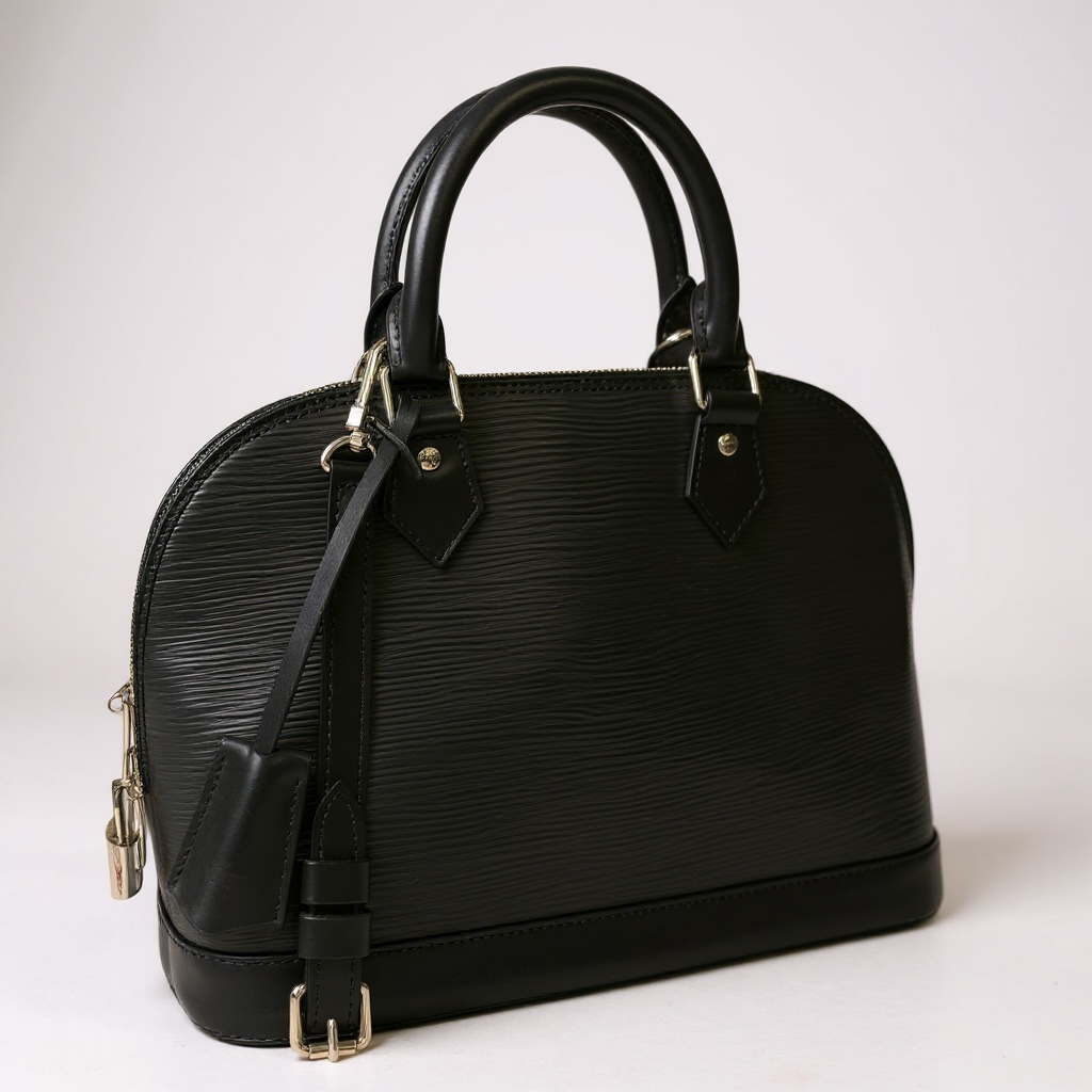 Louis Vuitton Alma PM in Black Epi Leather