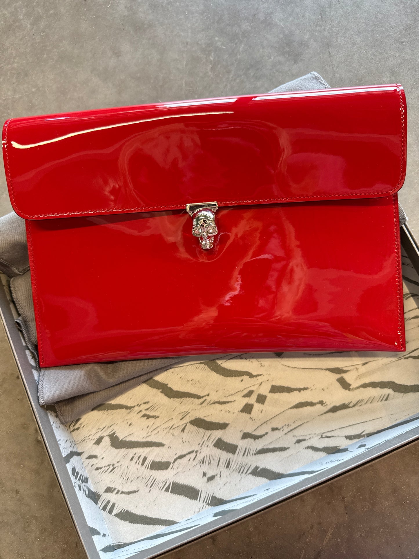 Alexander McQueen clutch