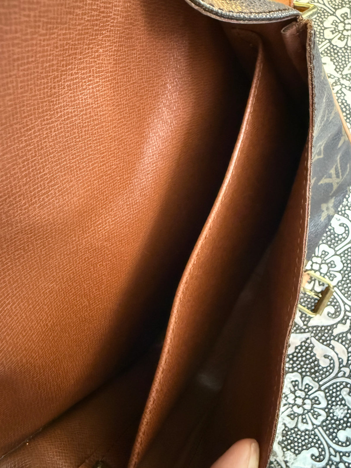 Louis Vuitton Vintage Monogram Cartouchière Crossbody Bag