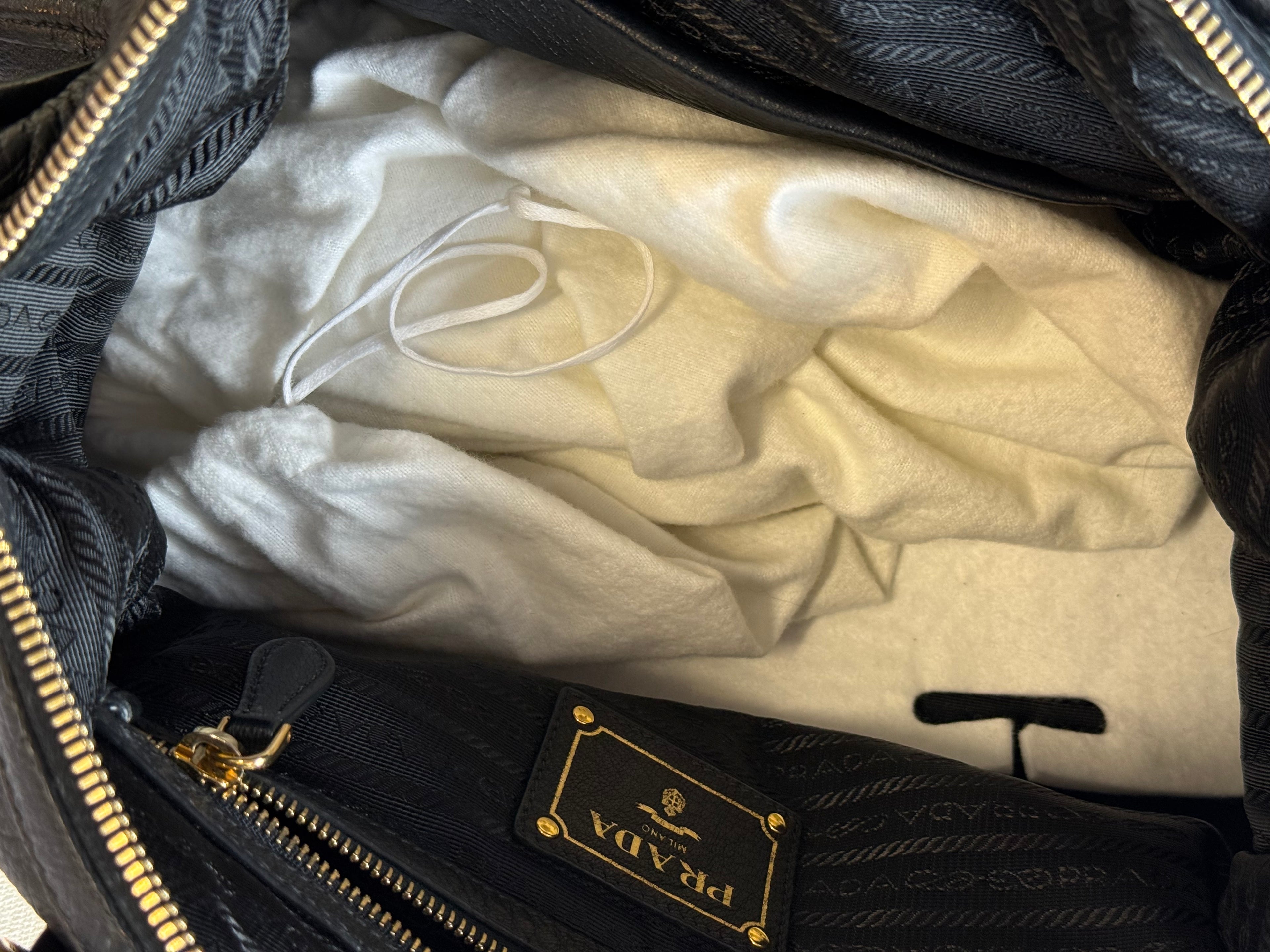Prada Vitello Daino Top Handle