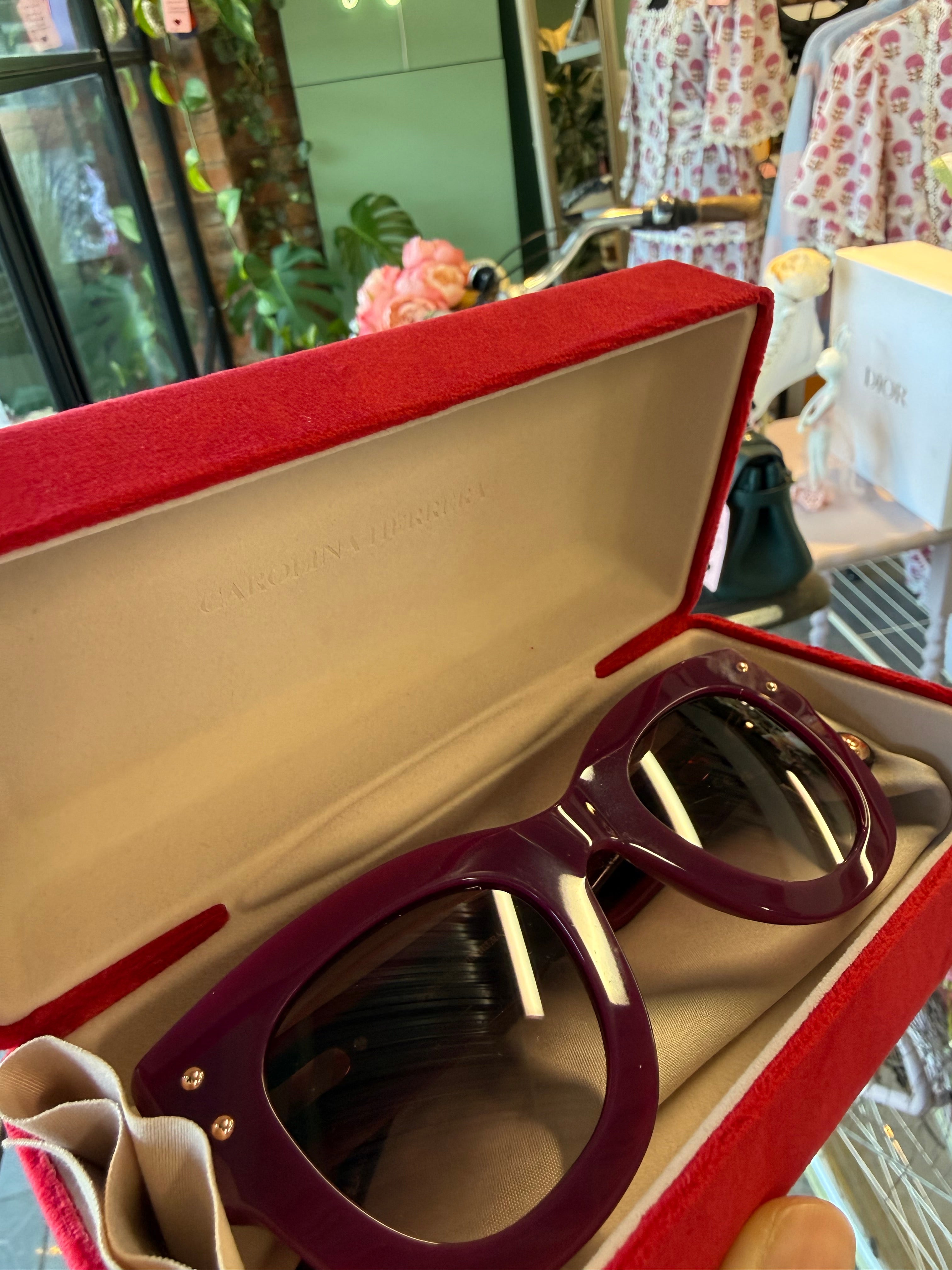 Carolina Herrera Oversized Sunglasses