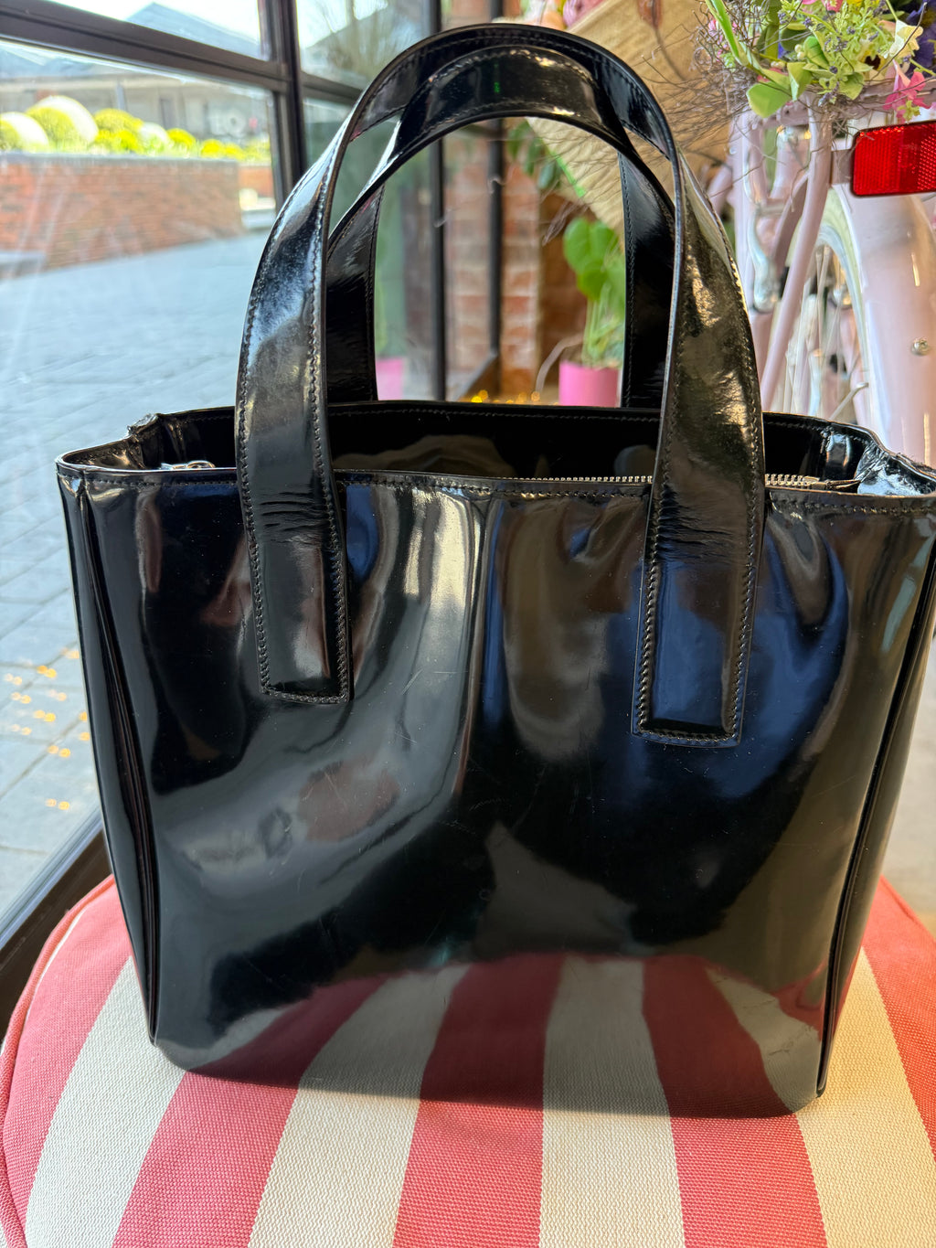 Prada Patent Tote