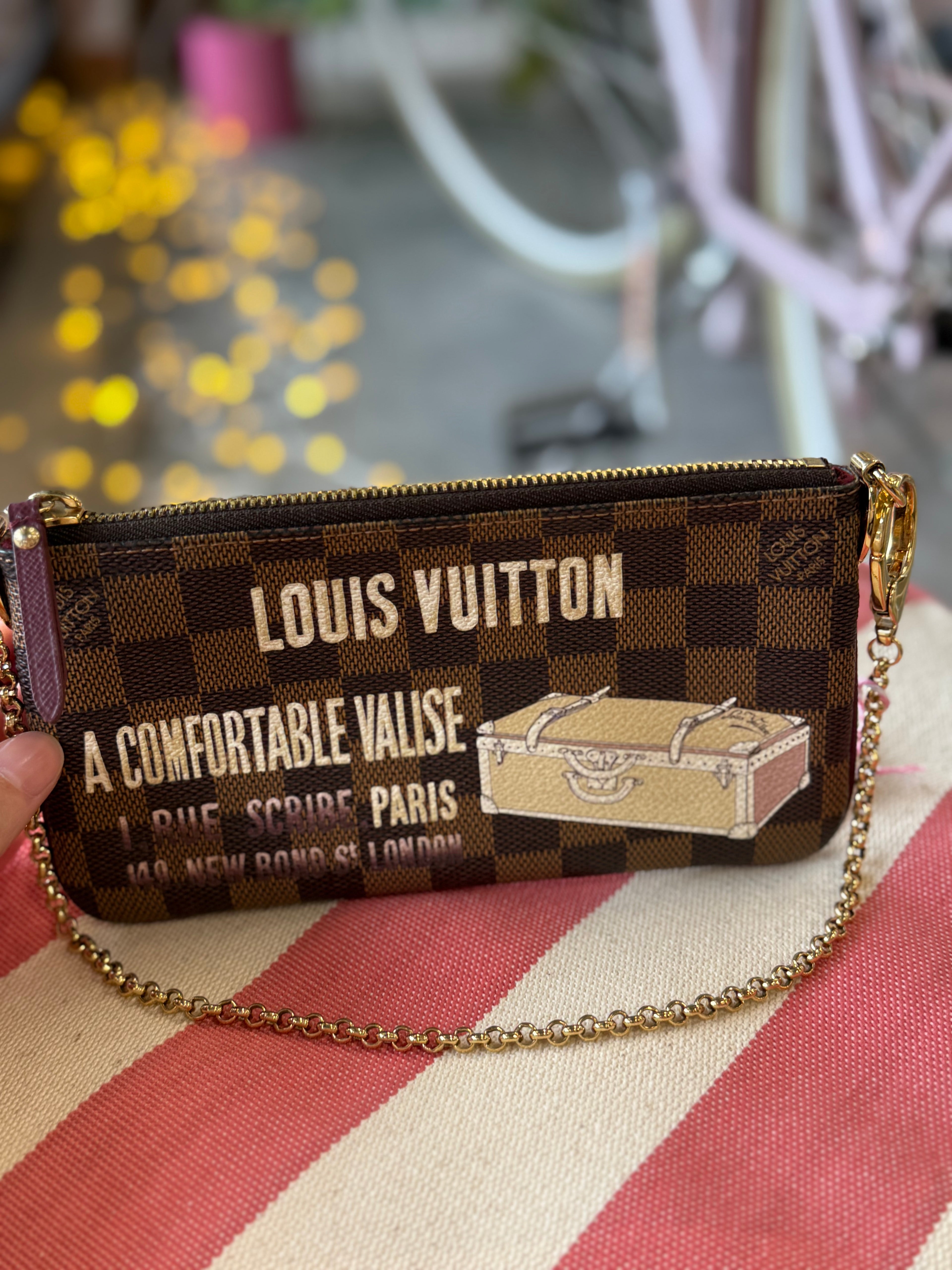 Louis Vuitton Limited Edition Damier Ebene Pochette