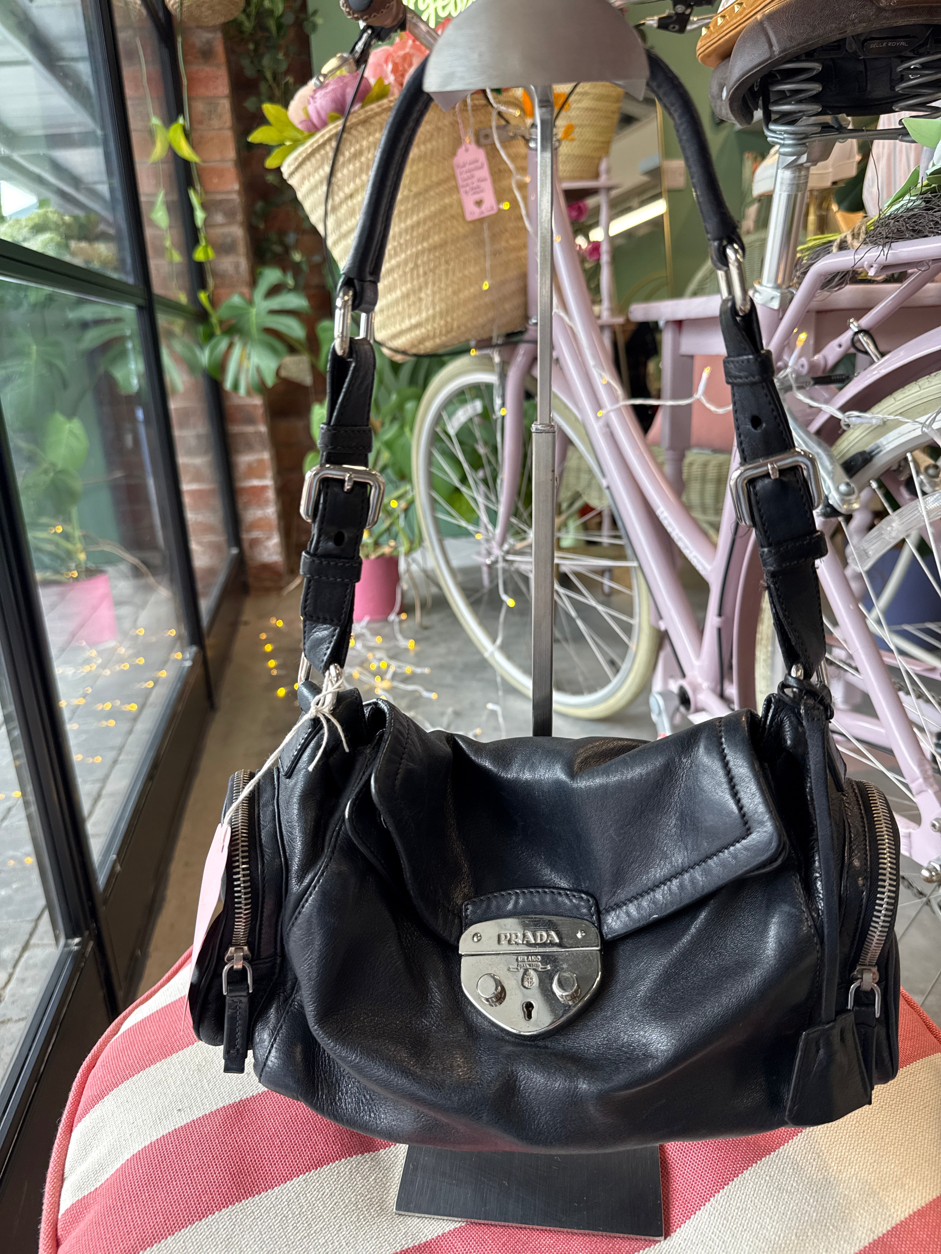 Prada Nappa Shoulder Bag