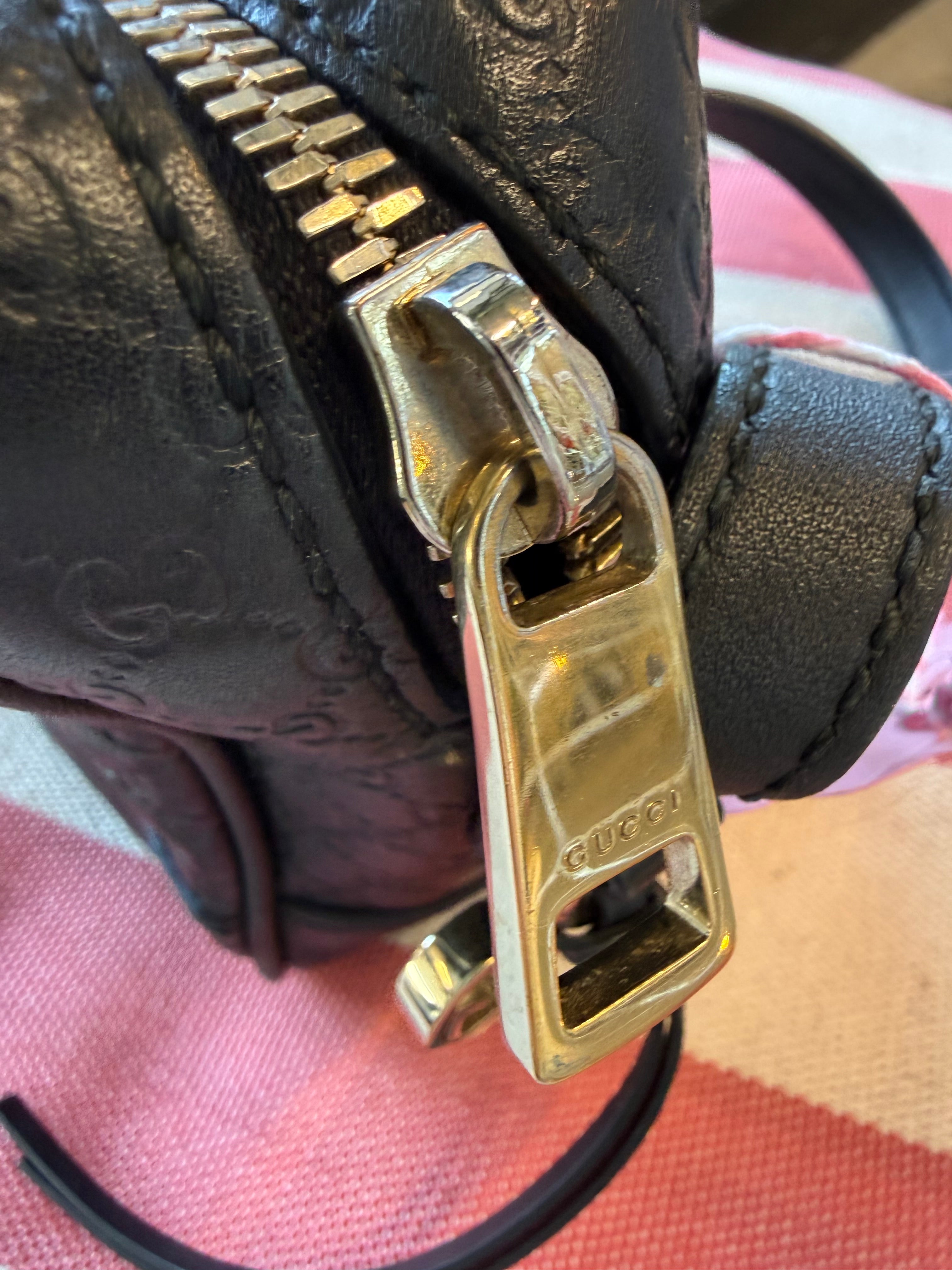 Gucci Guccissima Crossbody Camera Bag