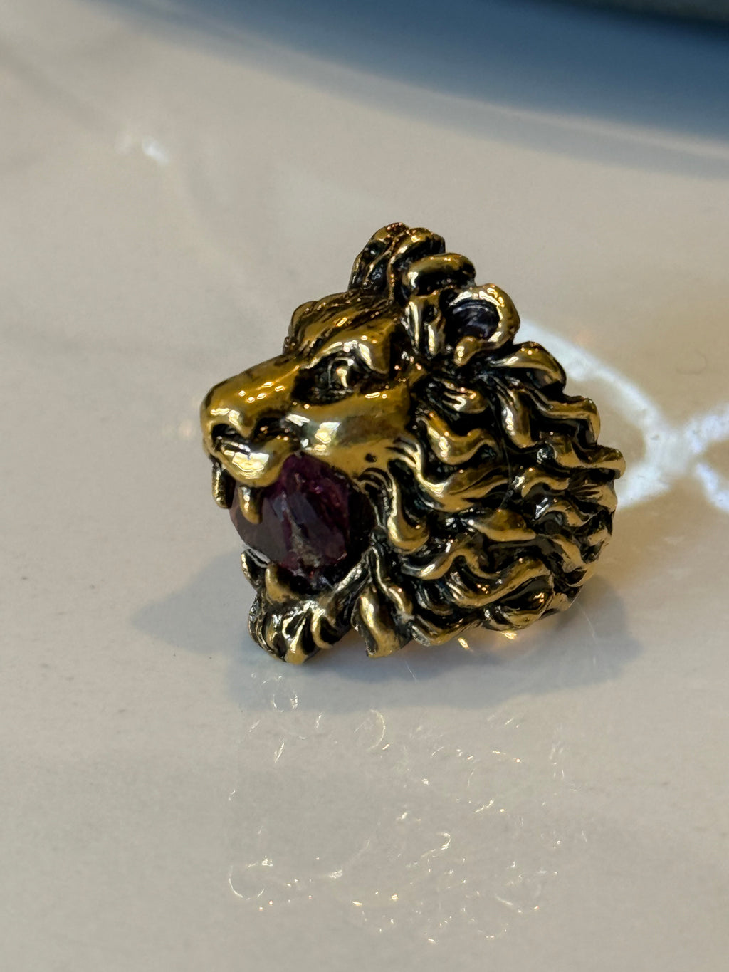 Gucci Lionhead Ring