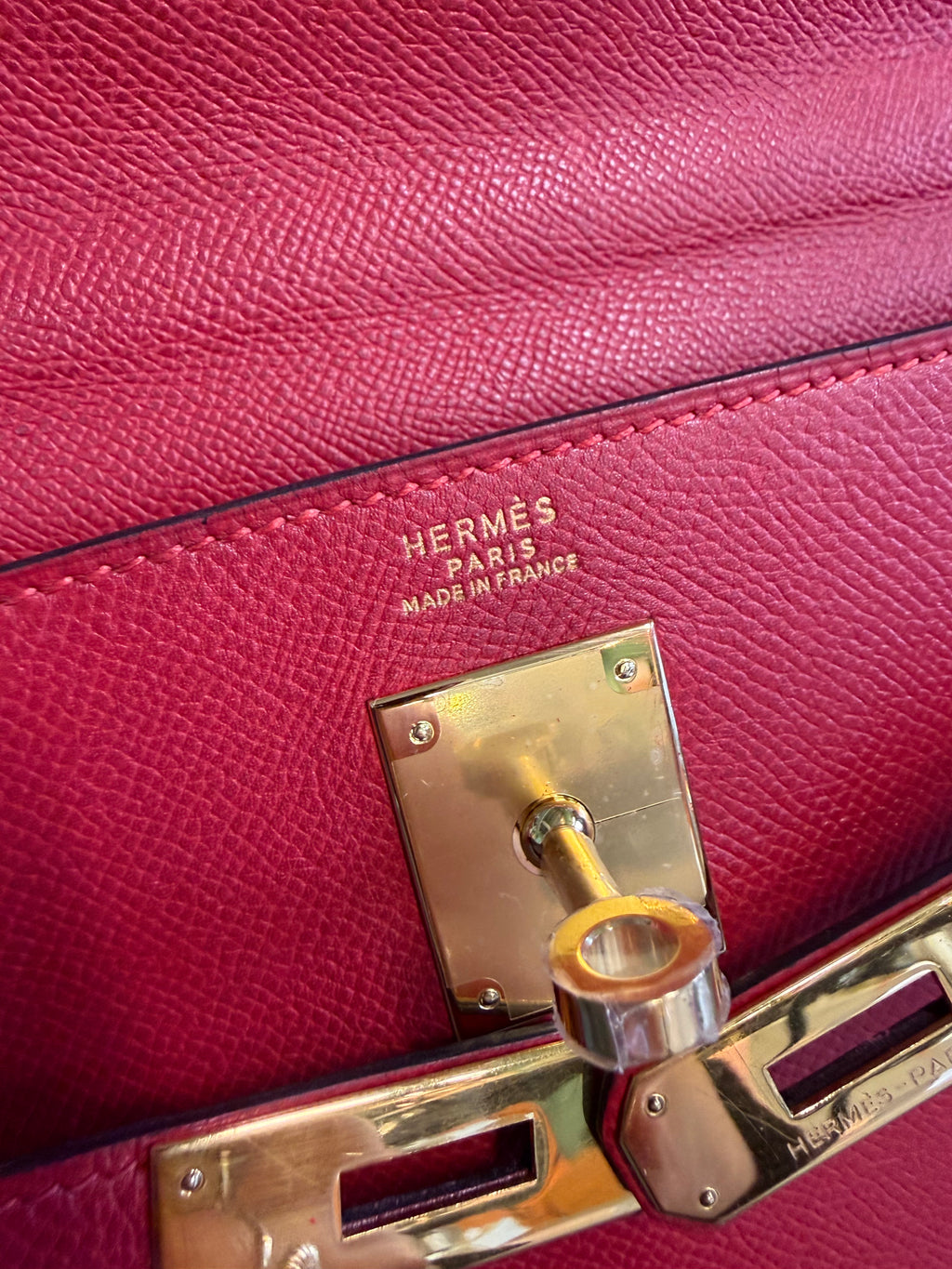 Hermès Kelly 32 Retourne in Veau Togo– 1990