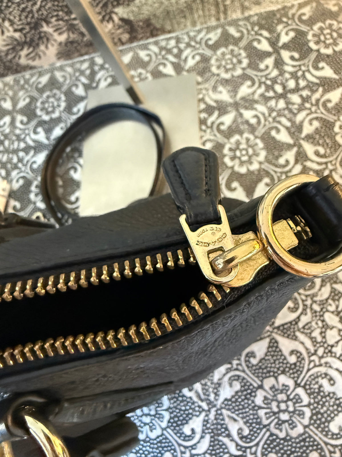 Coach Kelsey Satchel- midnight blue
