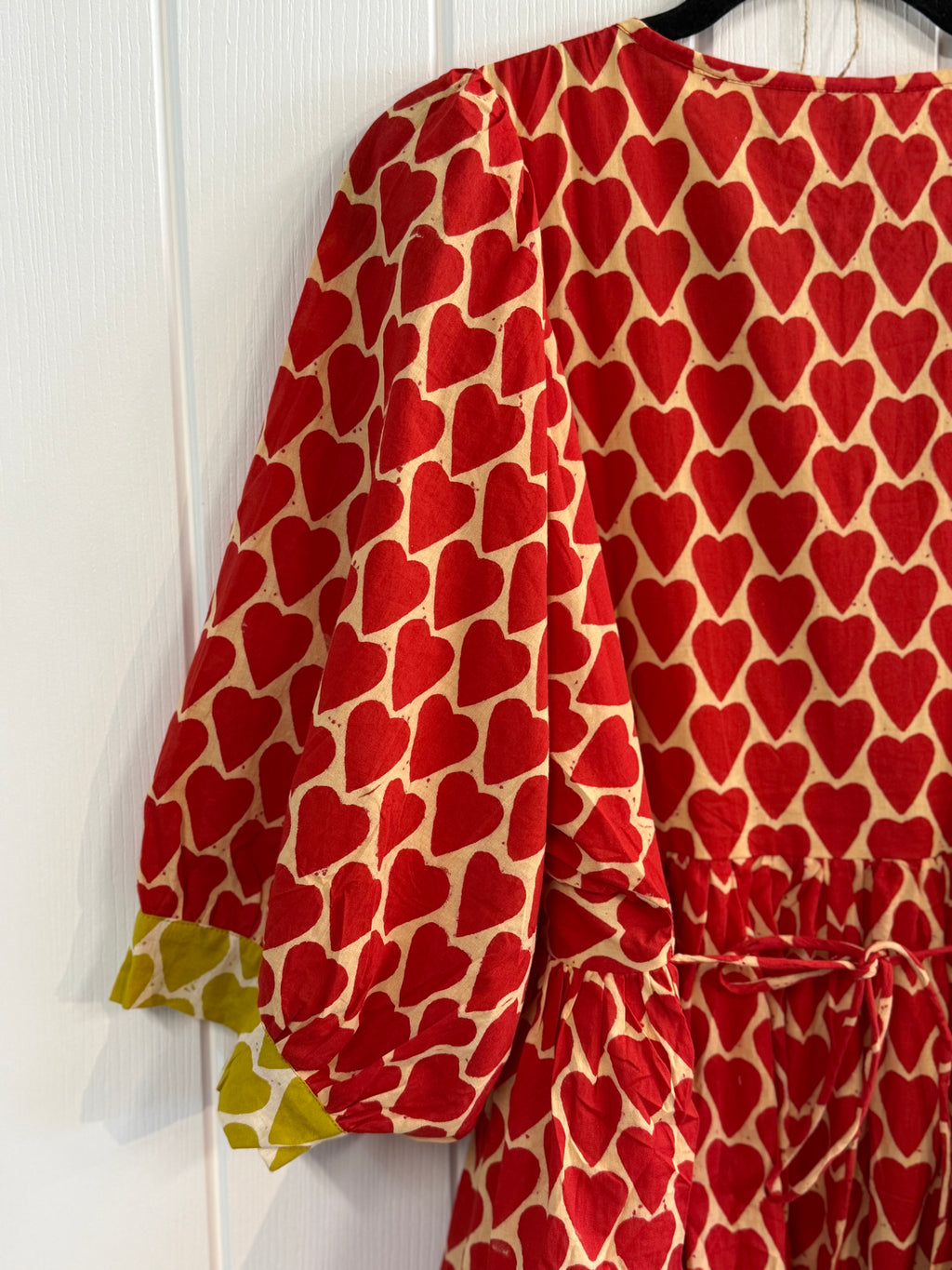 Essentials London Hearts Cotton Dress - one size