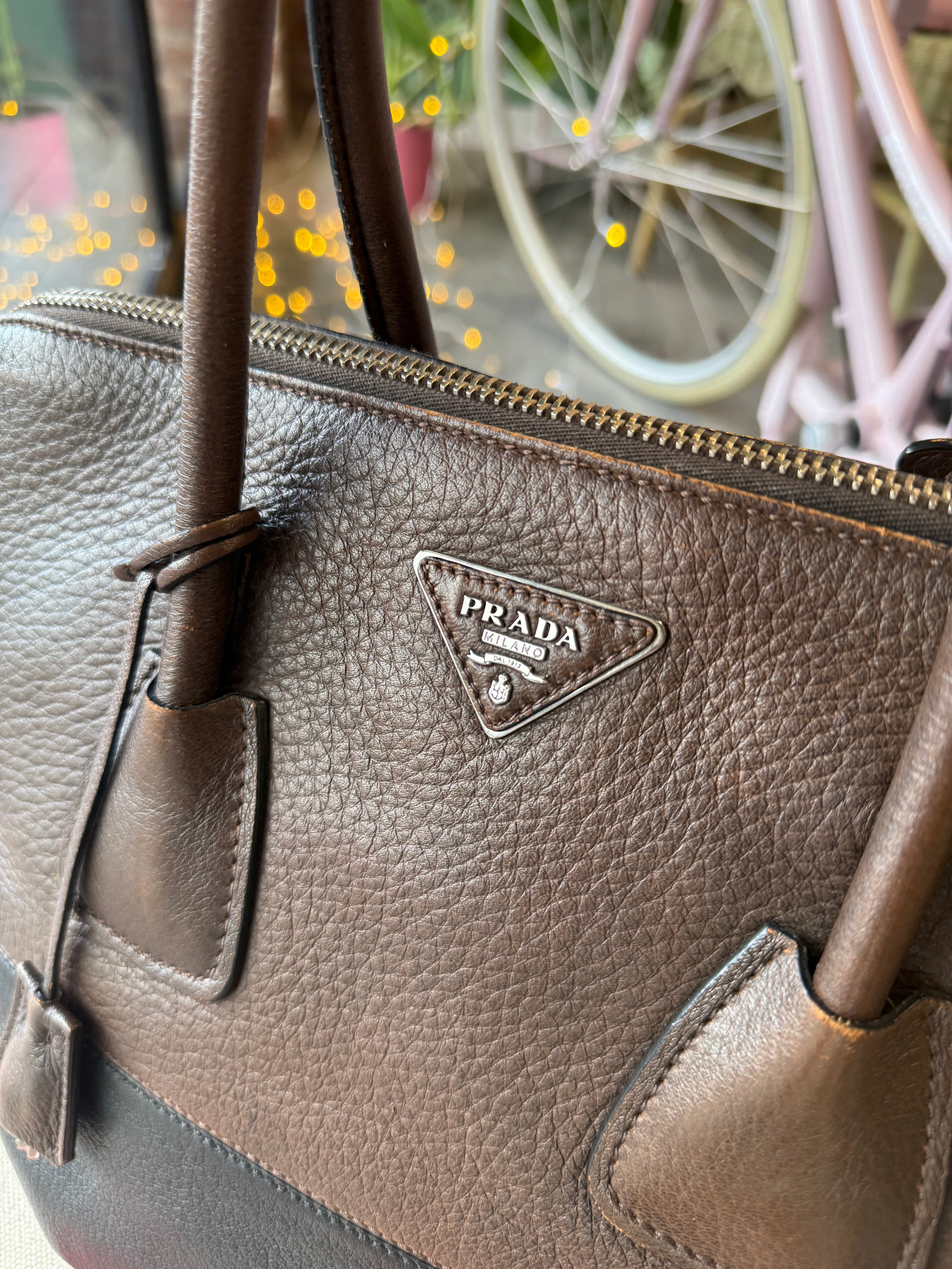 Prada Vitello Daino Tote