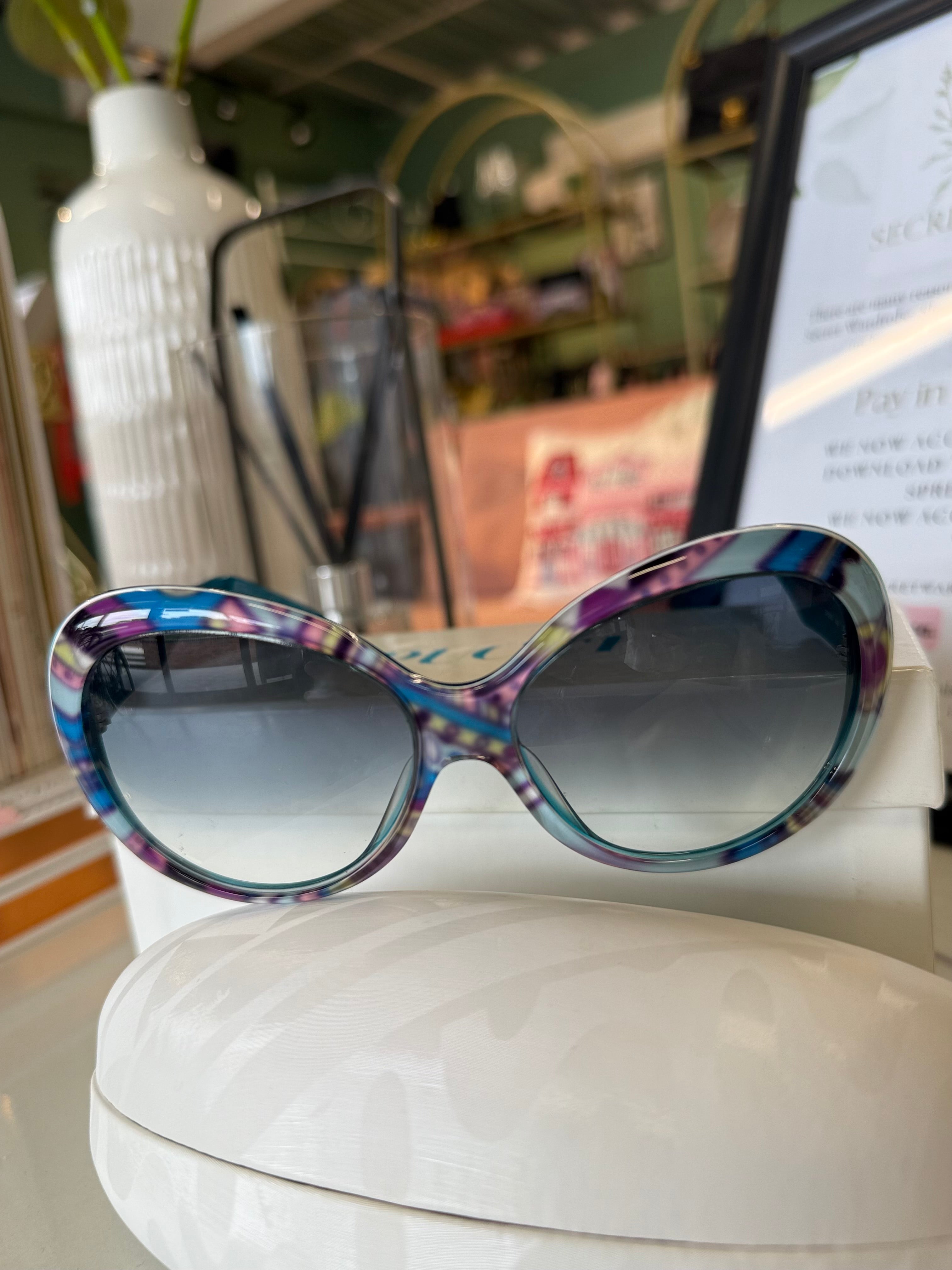 Pucci Oversized Round Sunglasses