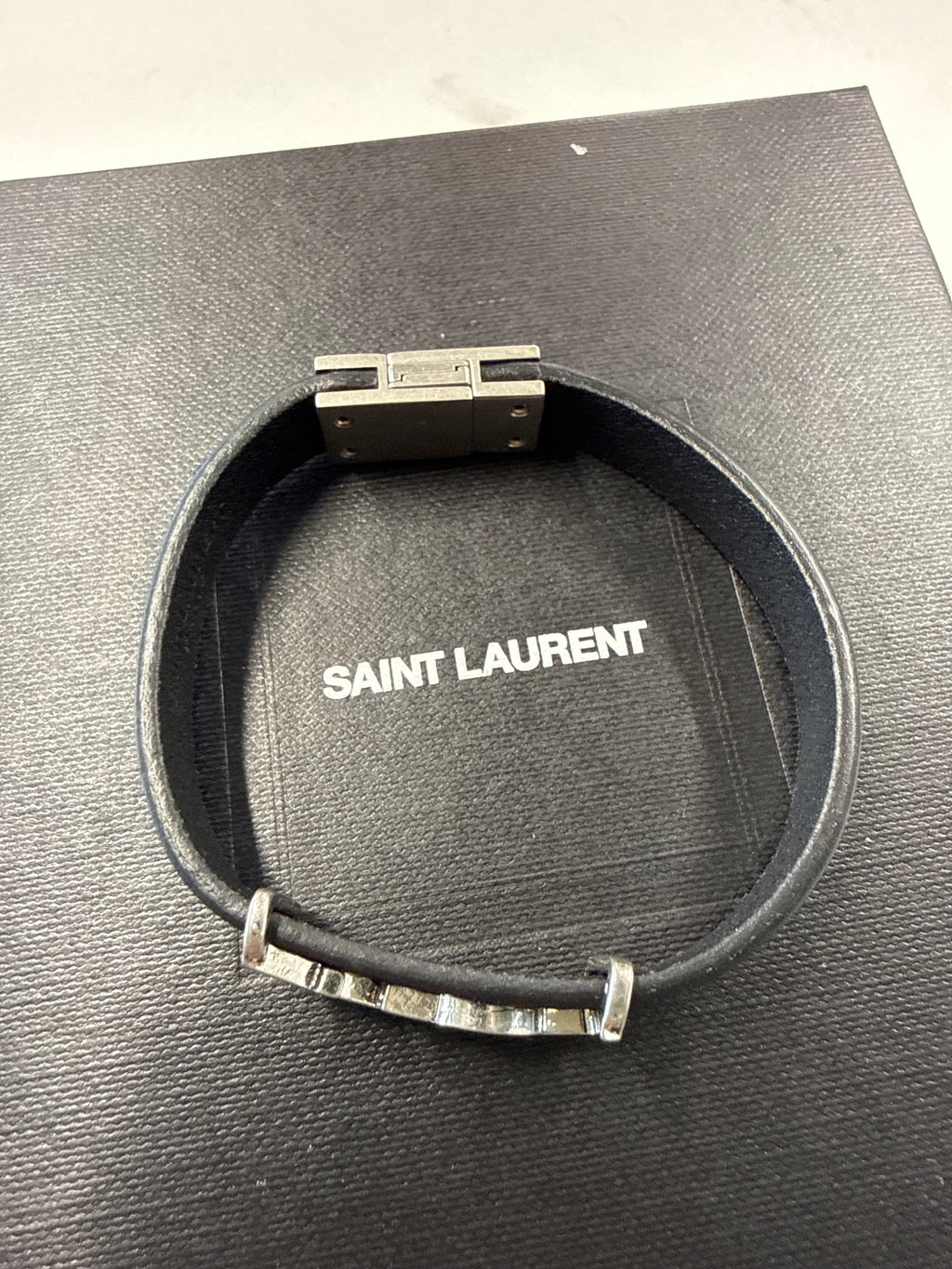 Saint Laurent Leather Bracelet