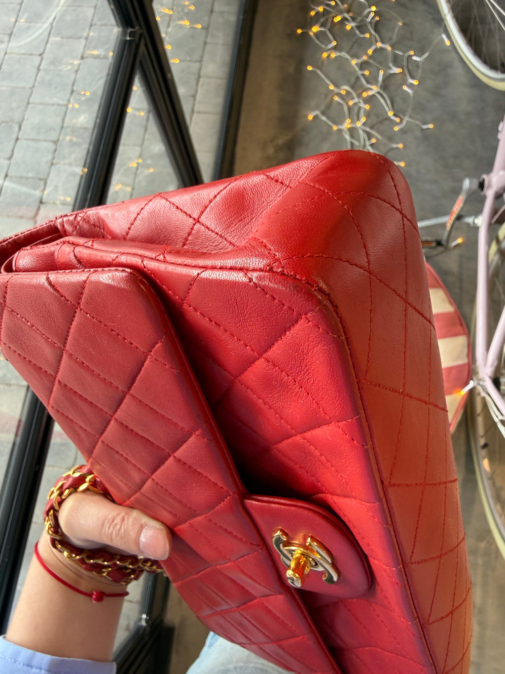 Chanel Classic Flap-24k gold