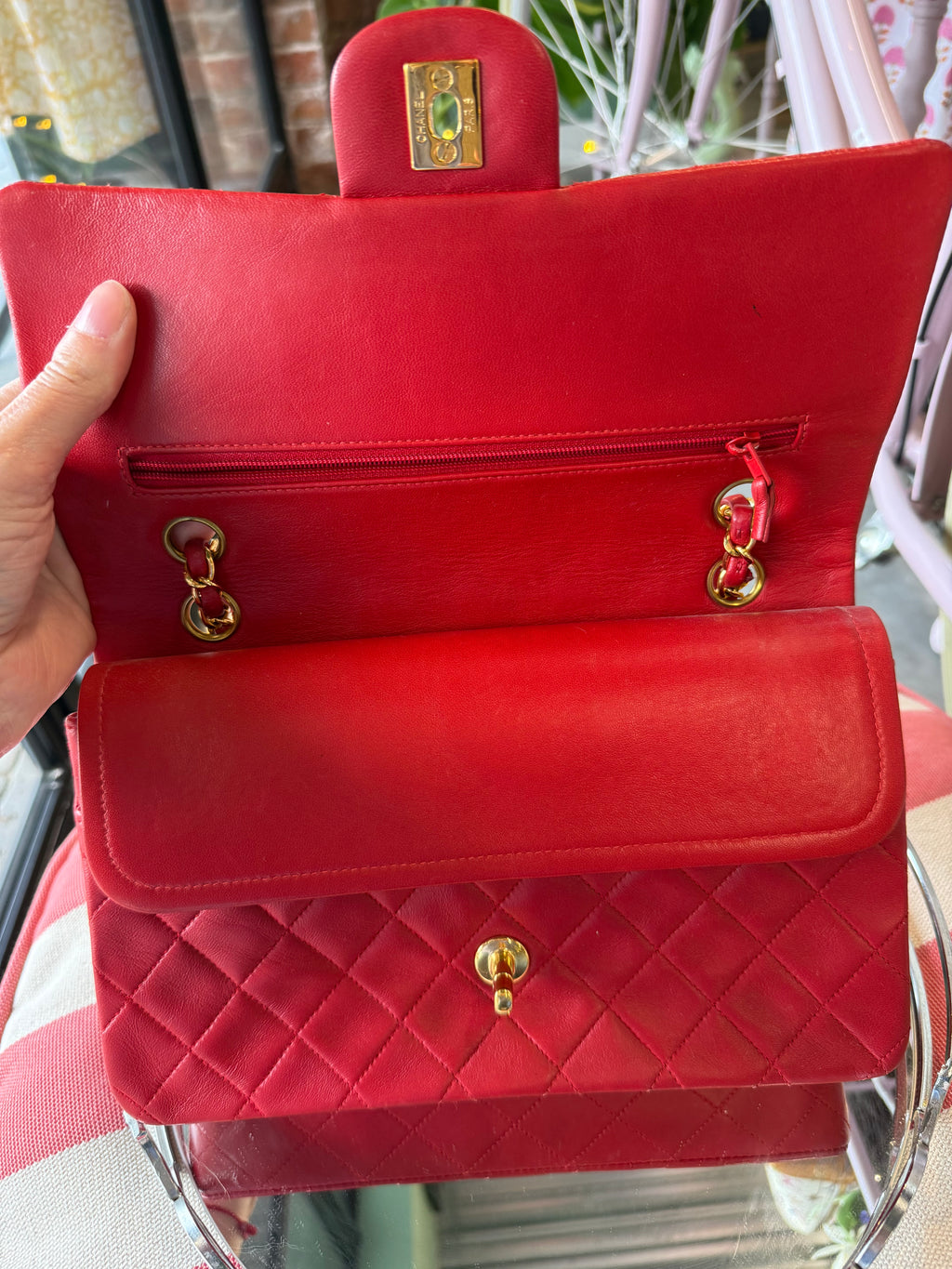 Chanel Classic Flap-24k gold