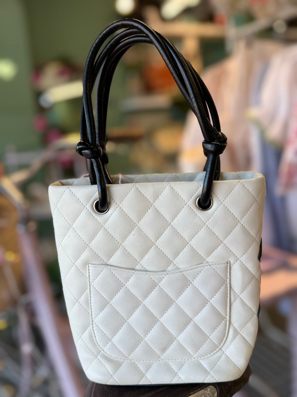 Chanel Cambon Ligne Small Tote – Black & White
