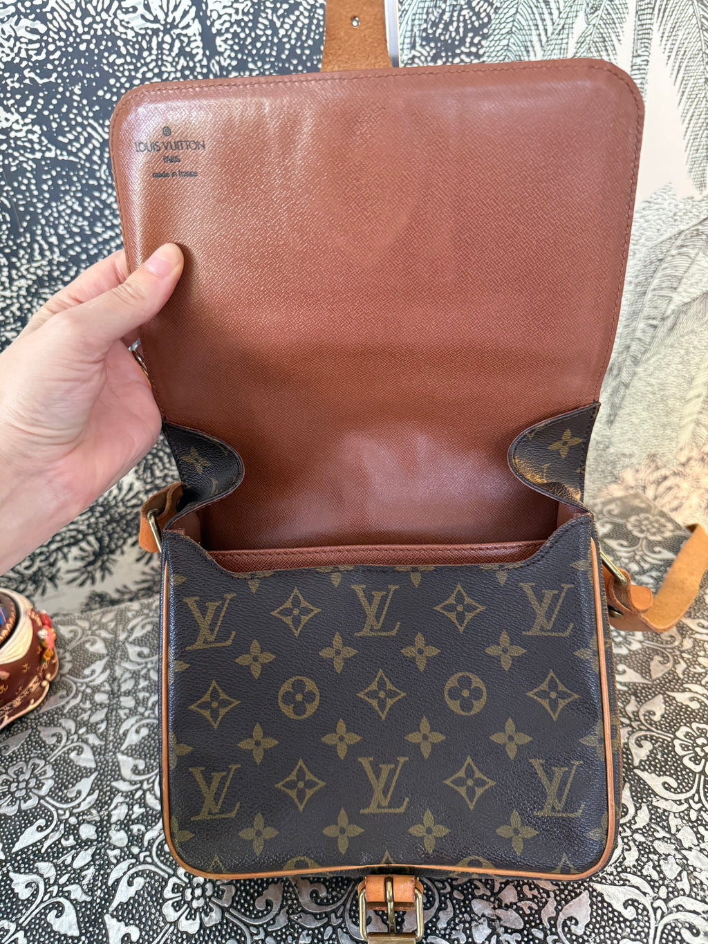 Louis Vuitton Vintage Monogram Cartouchière Crossbody Bag