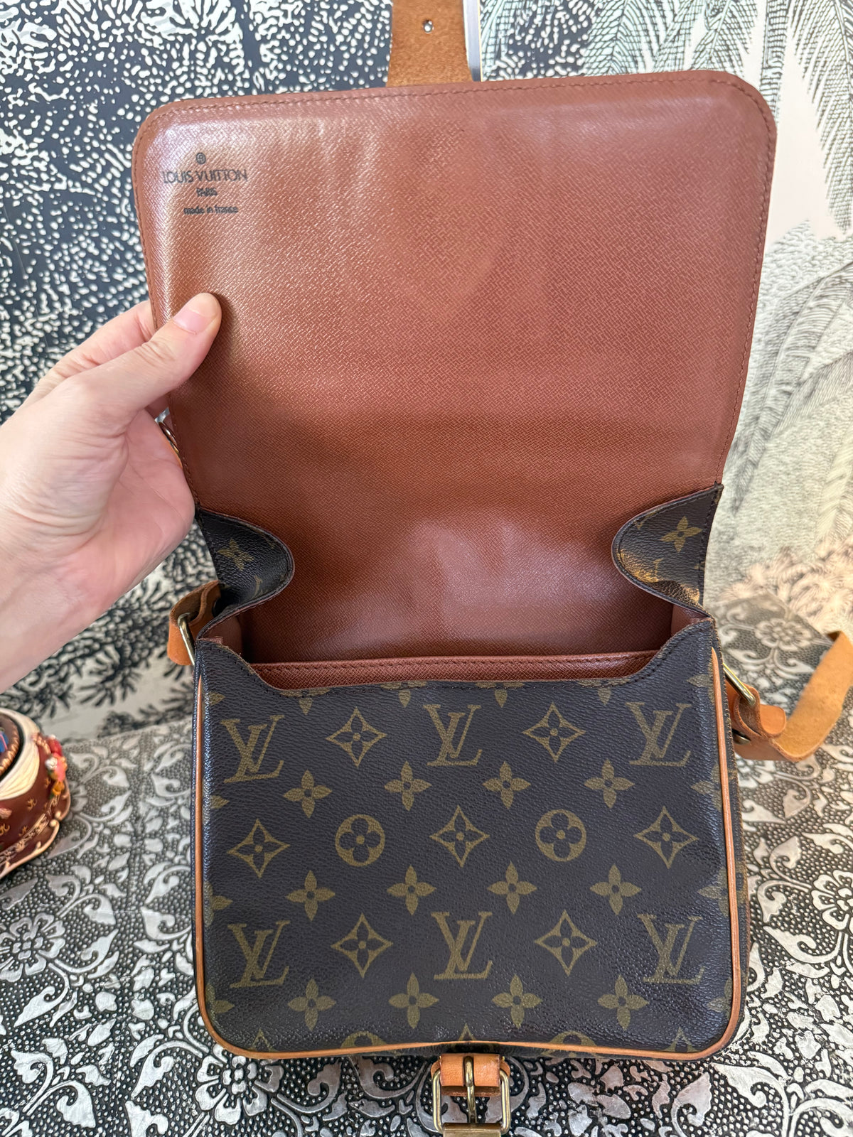 Louis Vuitton Vintage Monogram Cartouchière Crossbody Bag