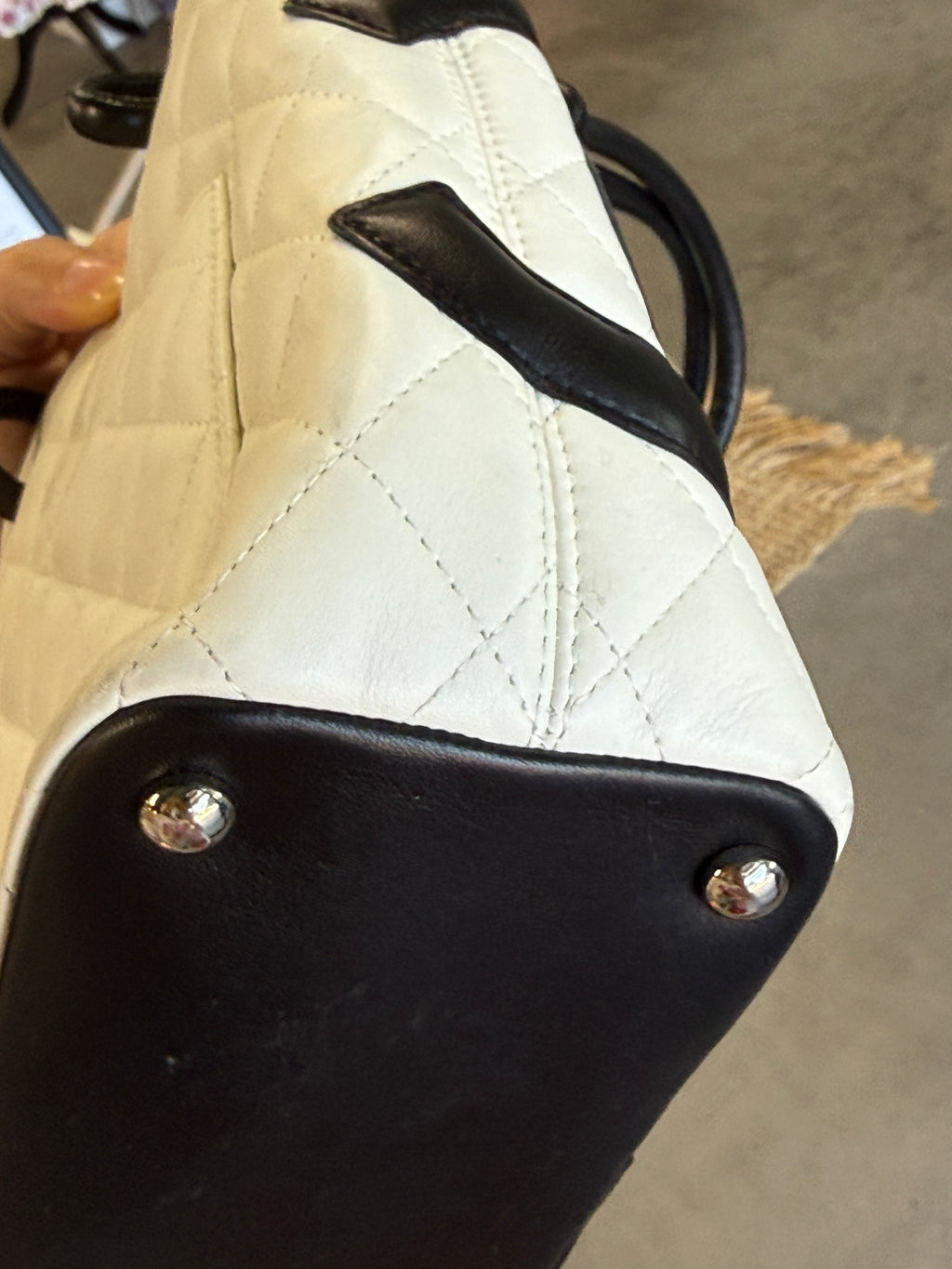Chanel Cambon Ligne Small Tote – Black & White