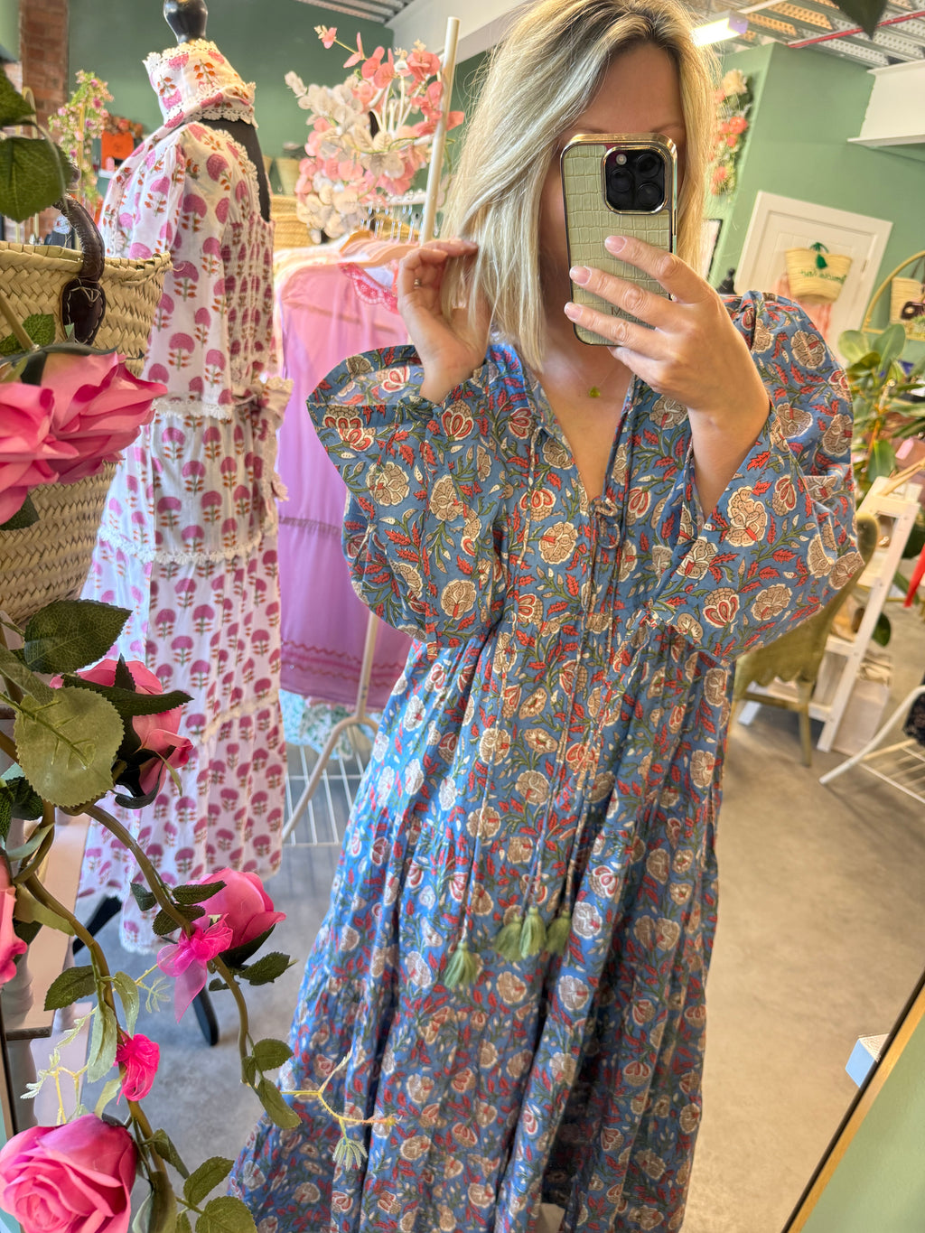 Essentials London Cotton Dress- one size