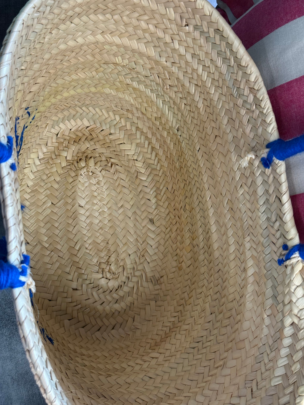 Little Rose ‘Boats and Blankets’ Basket Bag