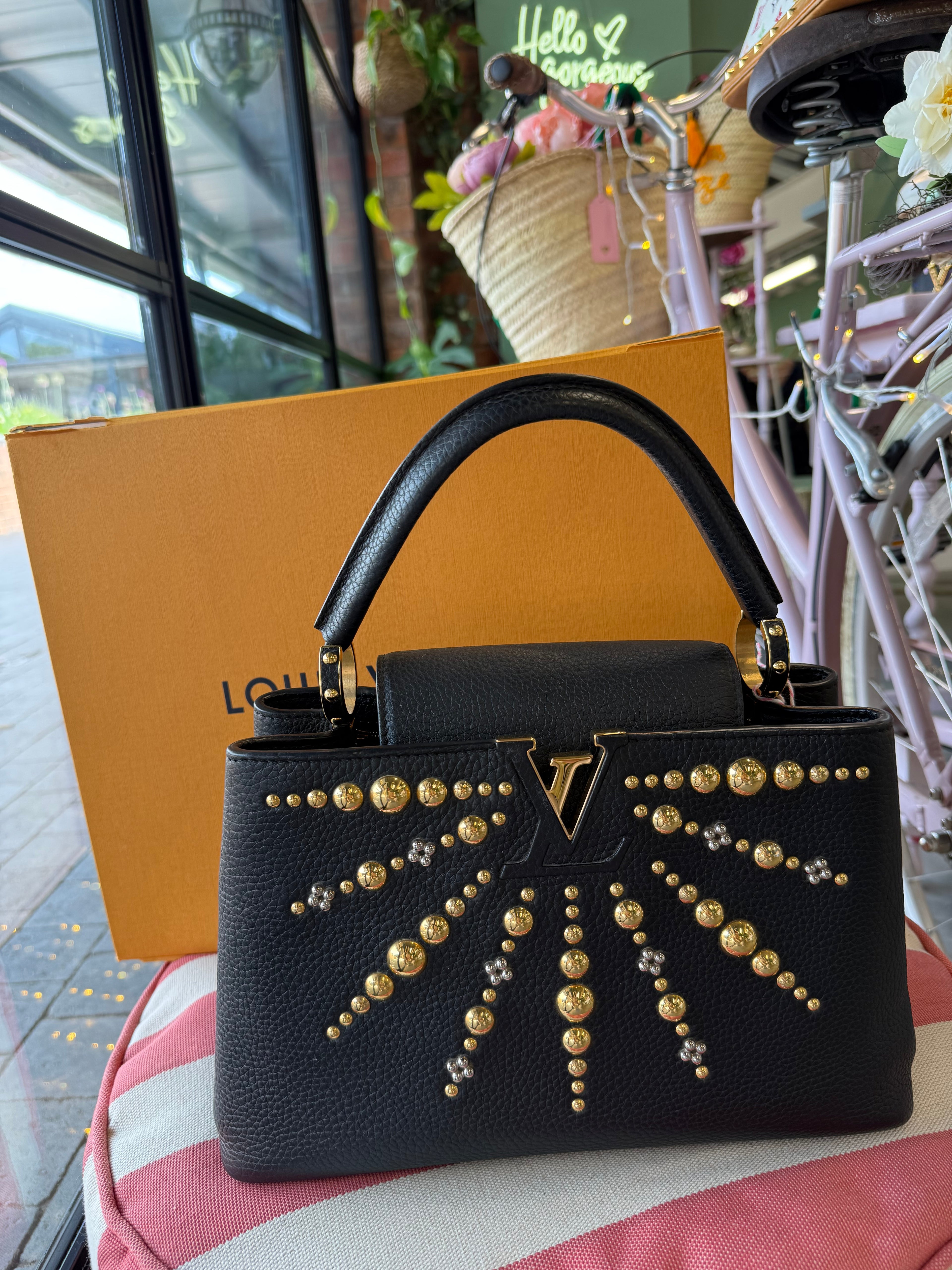 Louis Vuitton Capucines MM Stud