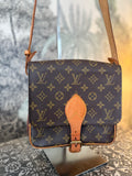Louis Vuitton Vintage Monogram Cartouchière Crossbody Bag