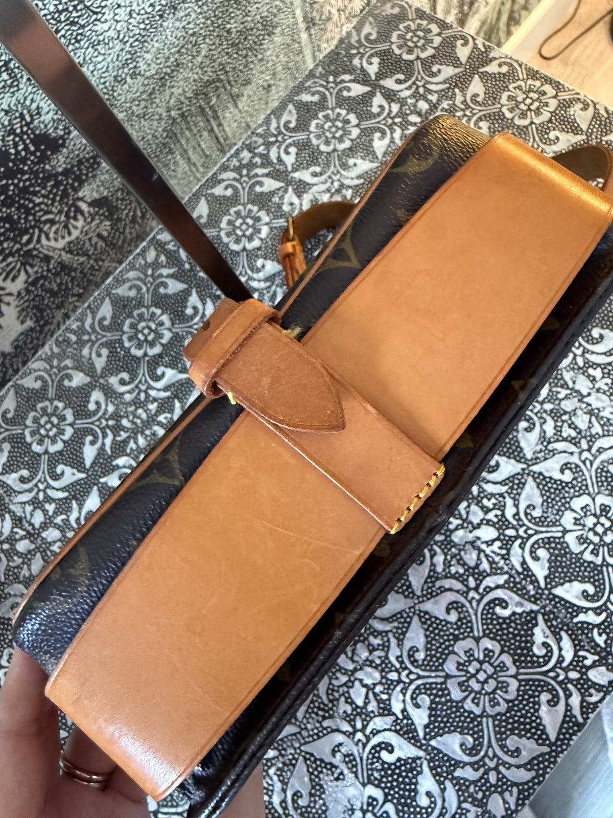 Louis Vuitton Vintage Monogram Cartouchière Crossbody Bag