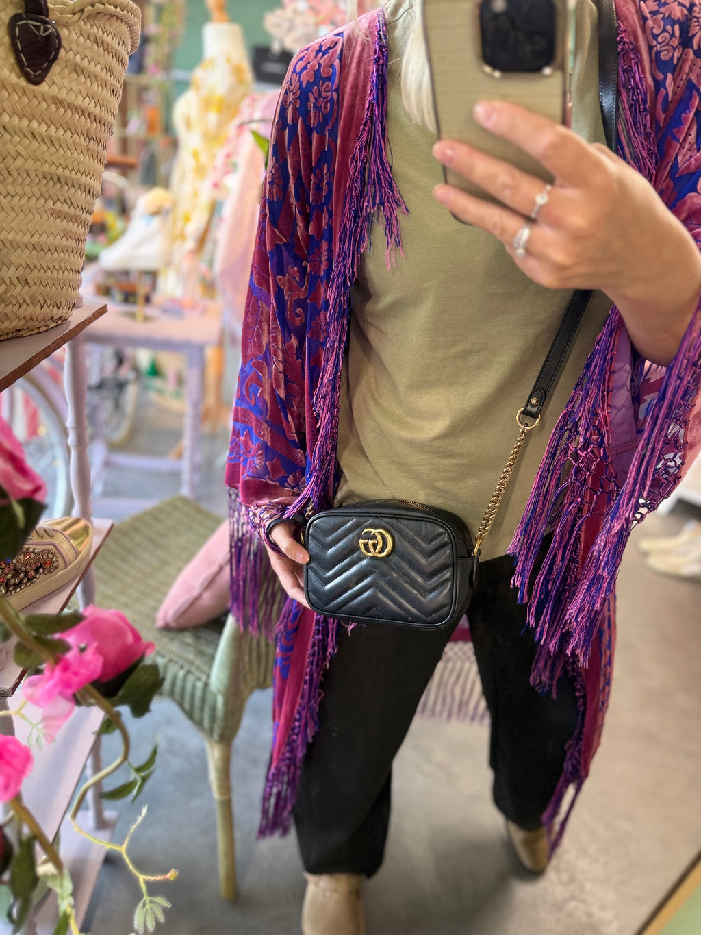 Gucci Mini Marmont Crossbody Camera Bag