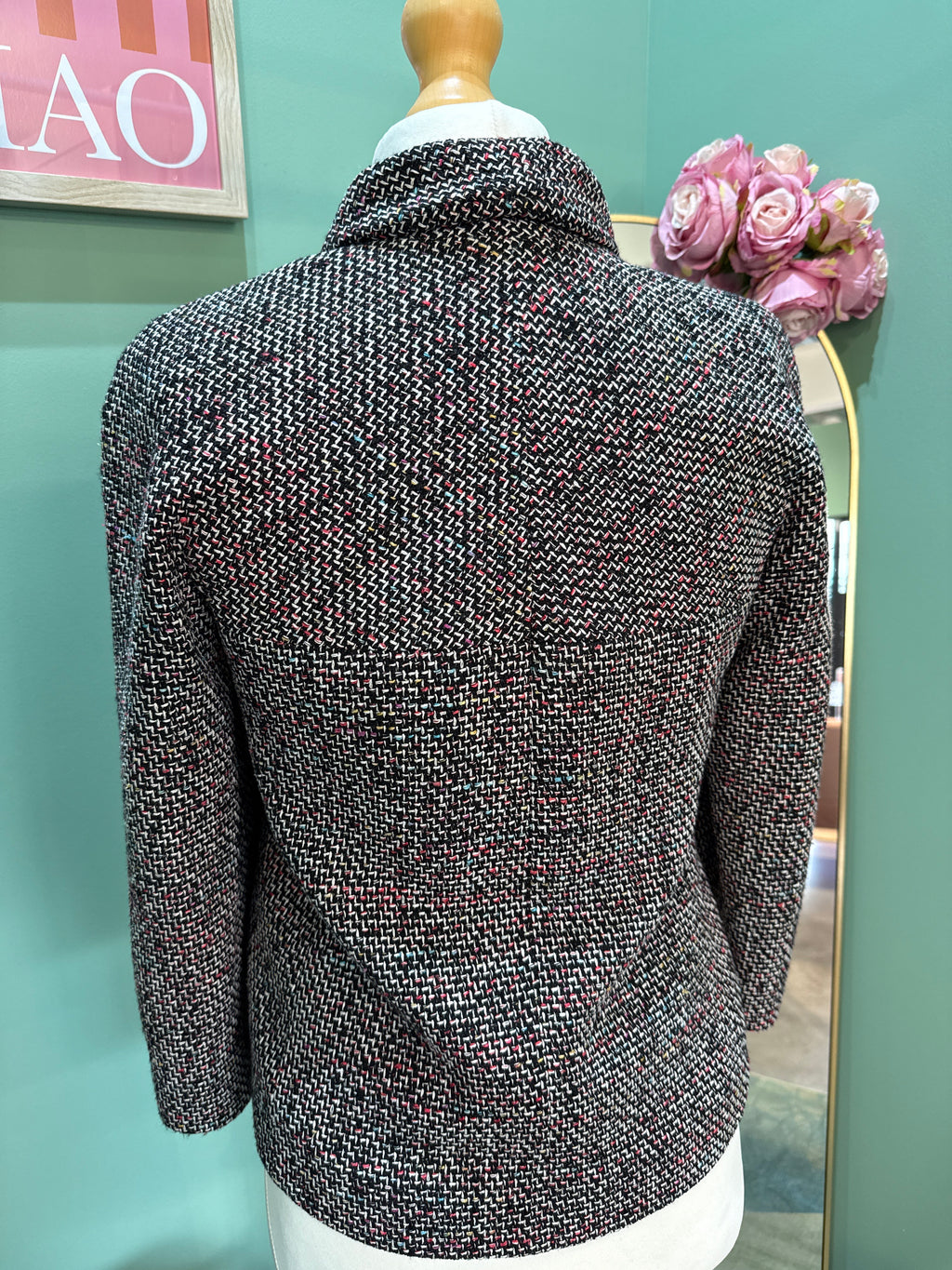 Chanel Cropped Tweed Jacket (8-10)