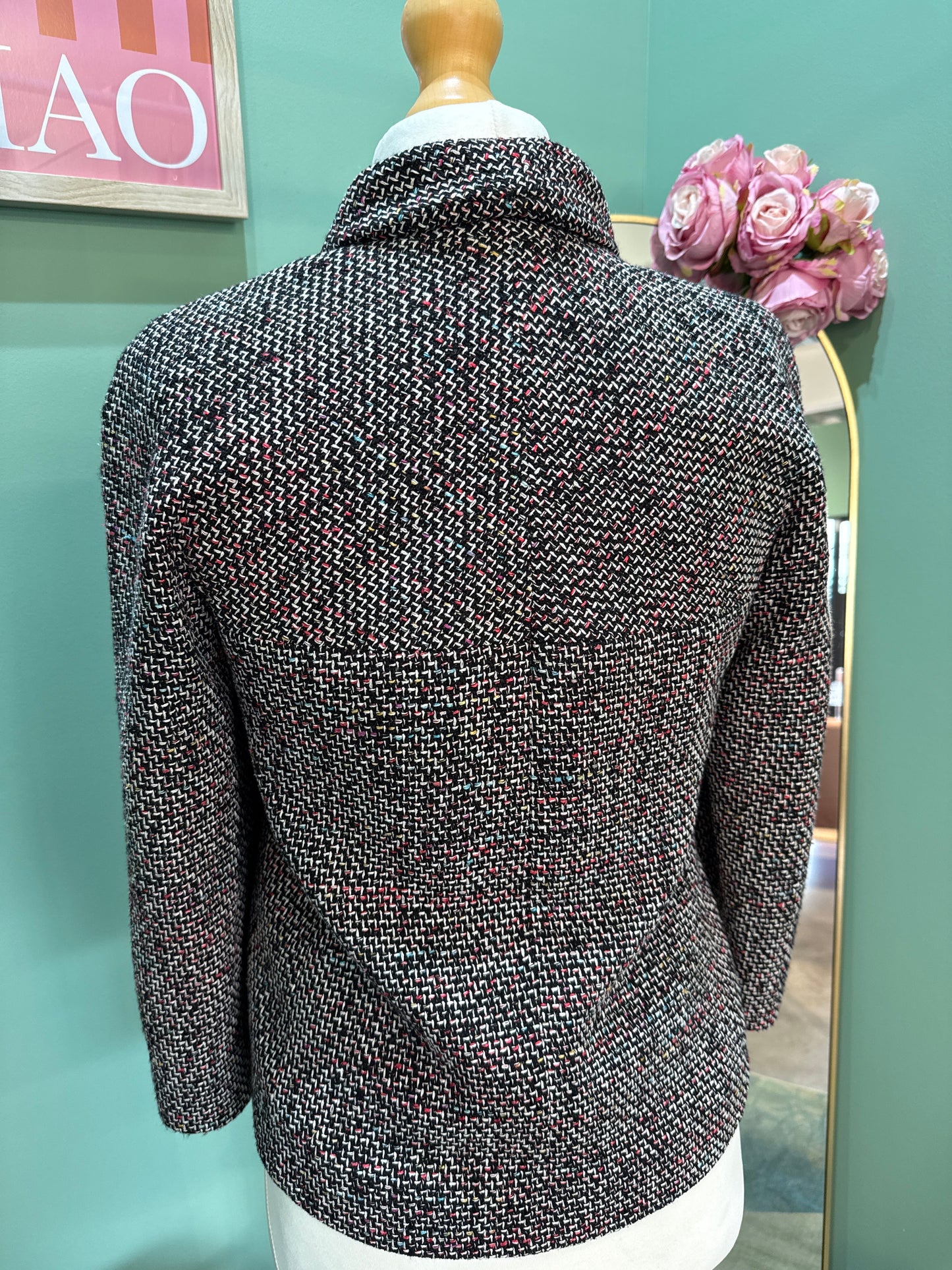 Chanel Cropped Tweed Jacket (8-10)