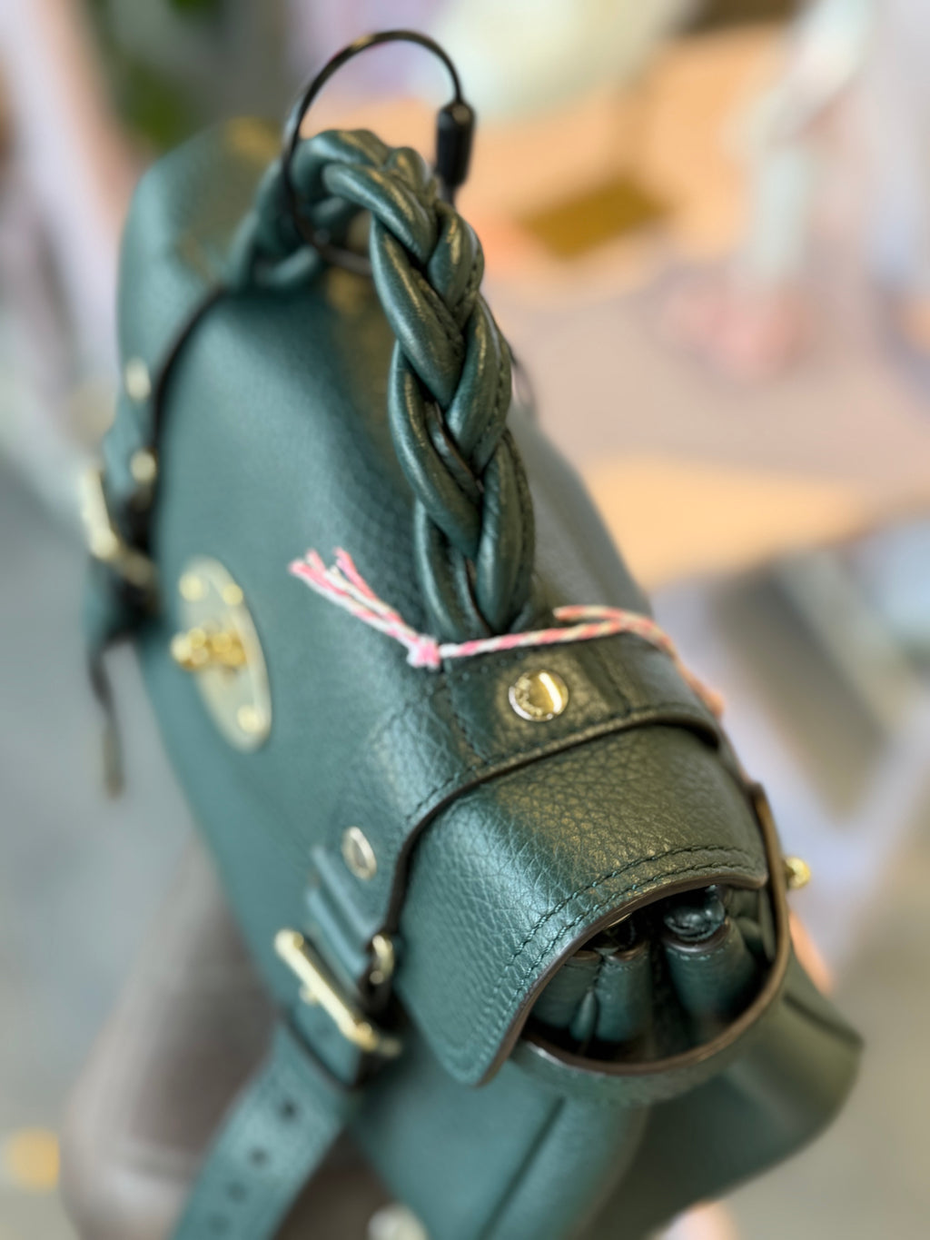 Mulberry Mini Alexa- Moss Green