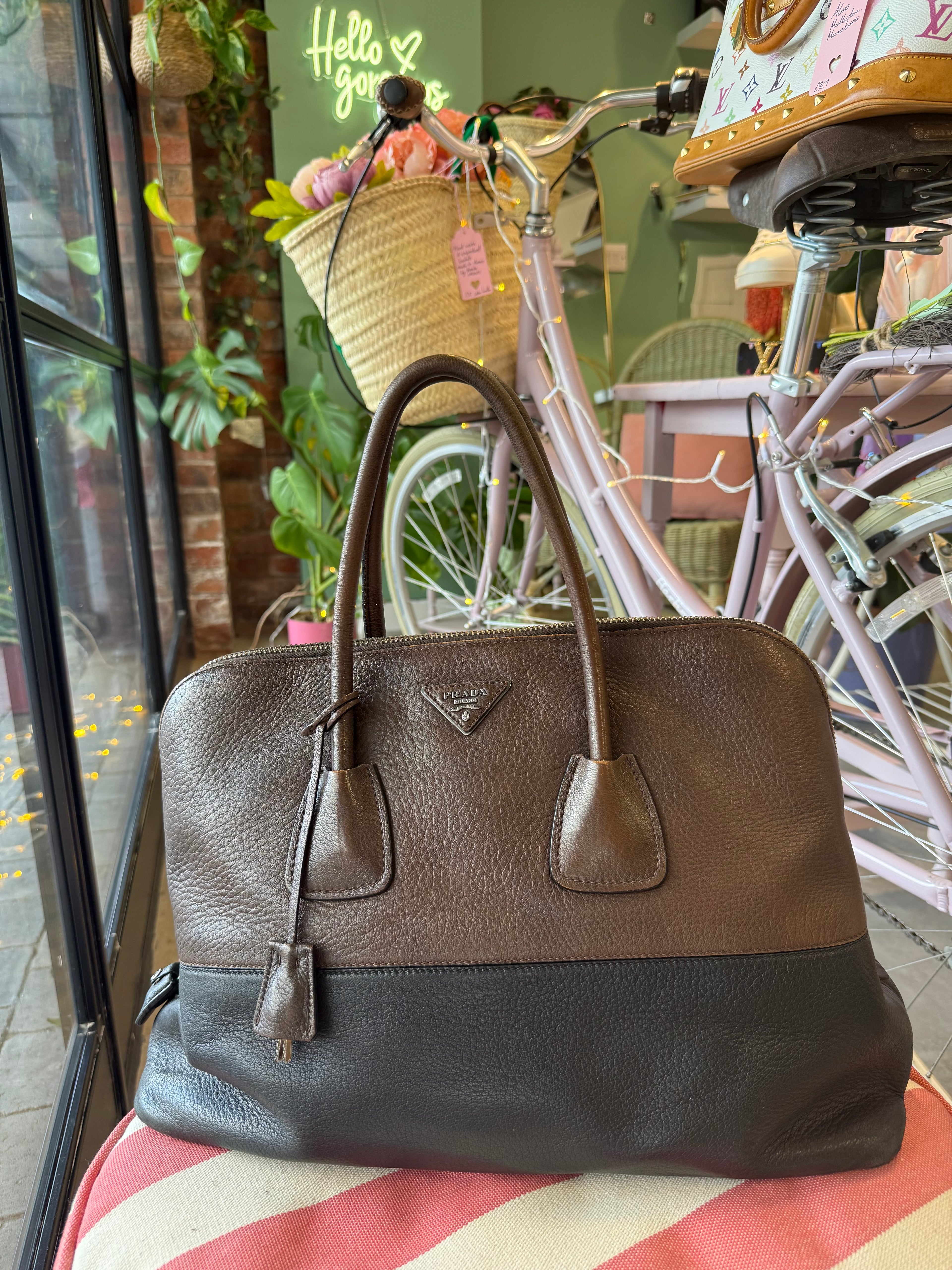 Prada Vitello Daino Tote