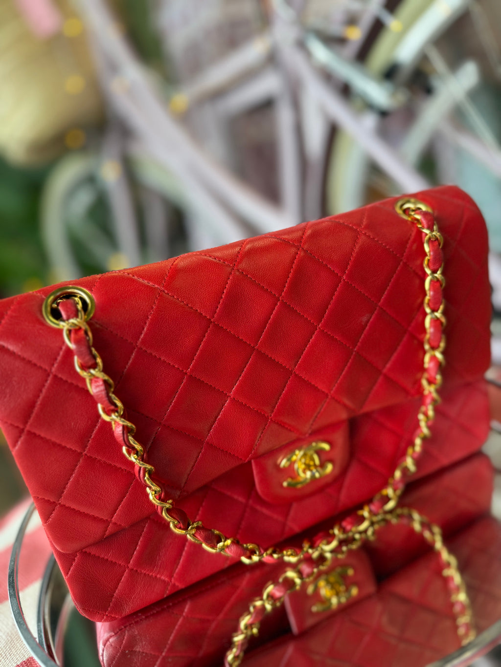 Chanel Classic Flap-24k gold