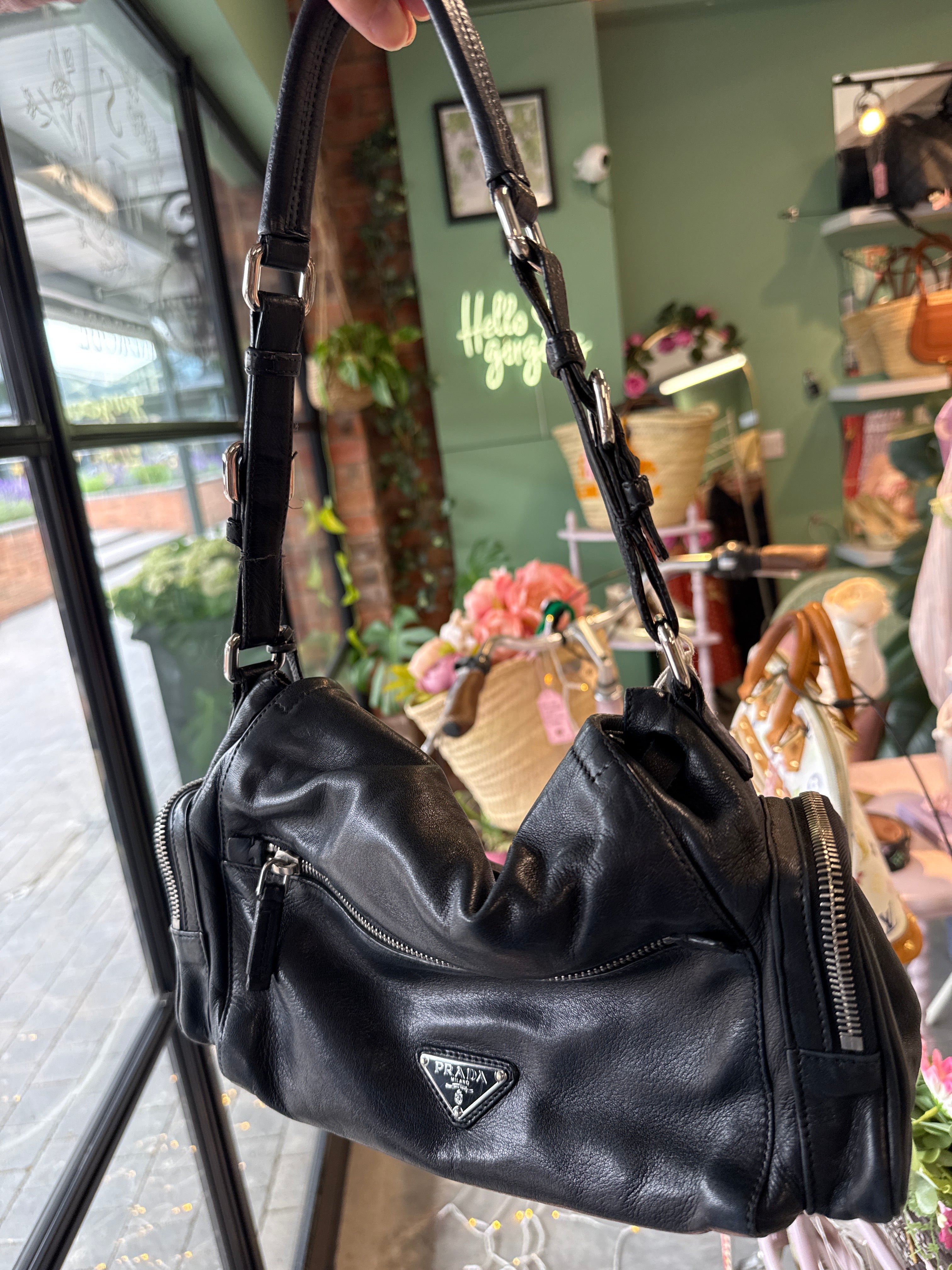 Prada Nappa Shoulder Bag
