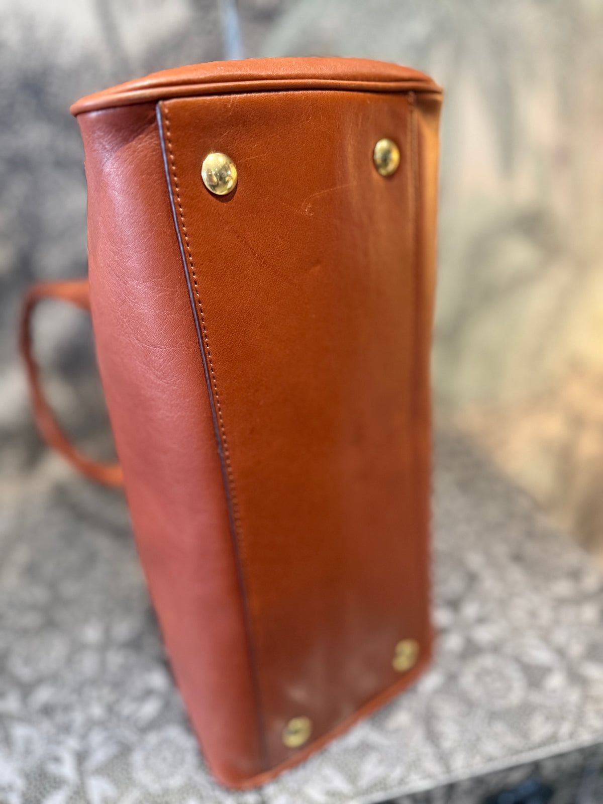 Coach Legacy Satchel- Cognac