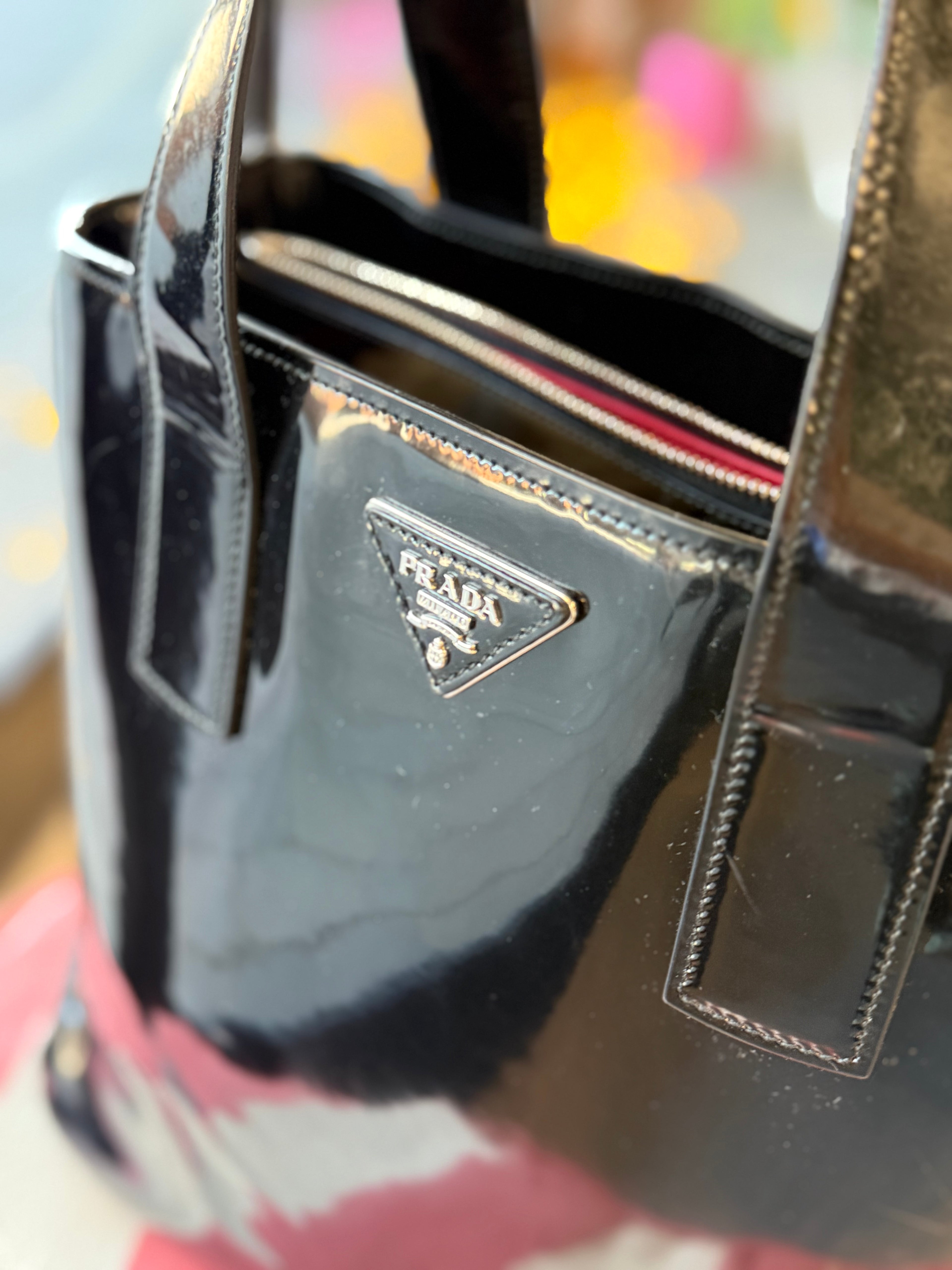 Prada Patent Tote