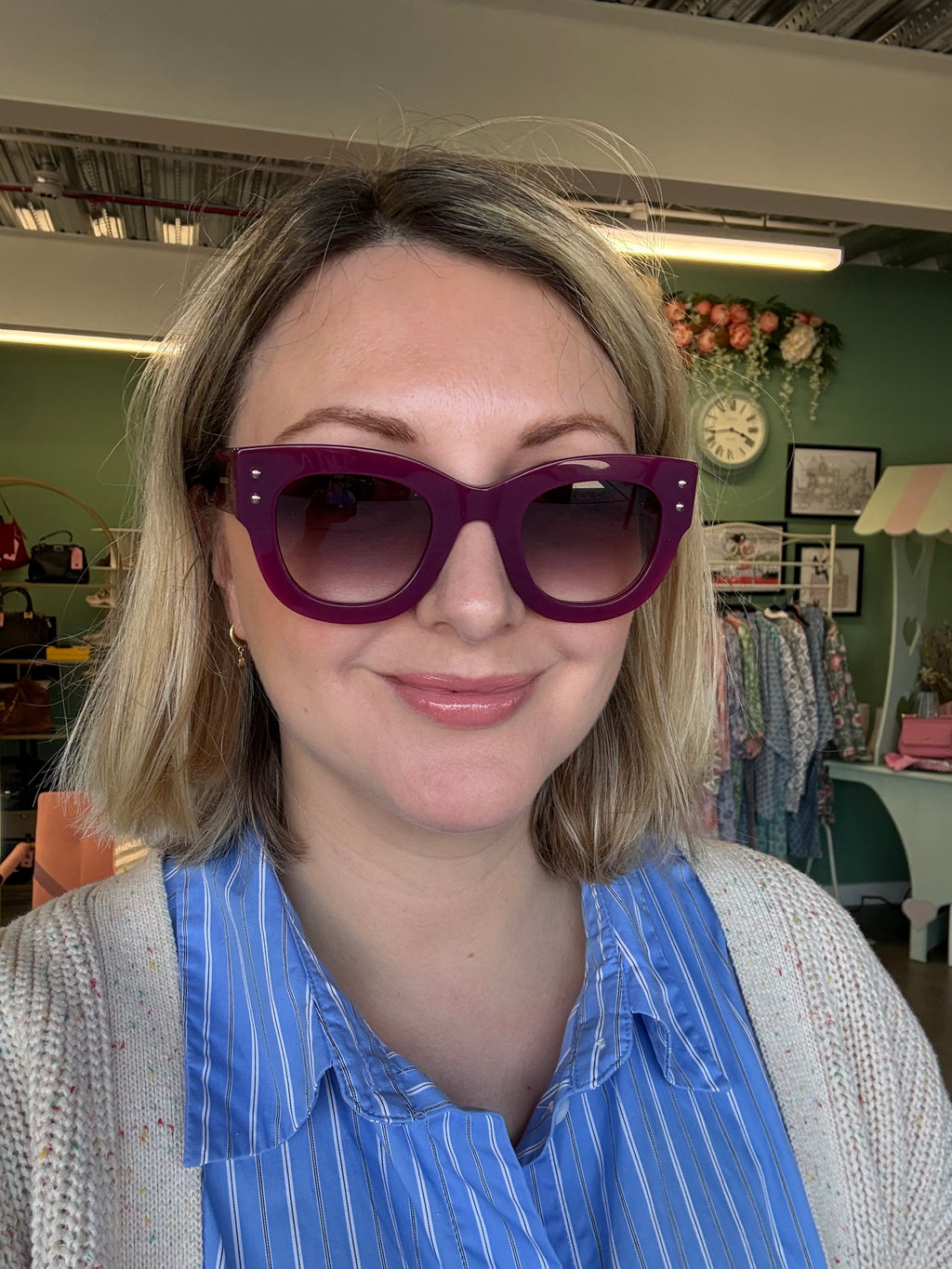 Carolina Herrera Oversized Sunglasses