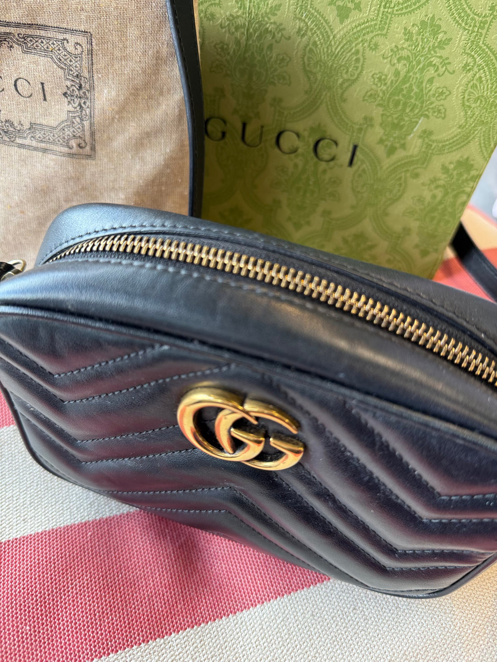 Gucci Mini Marmont Crossbody Camera Bag