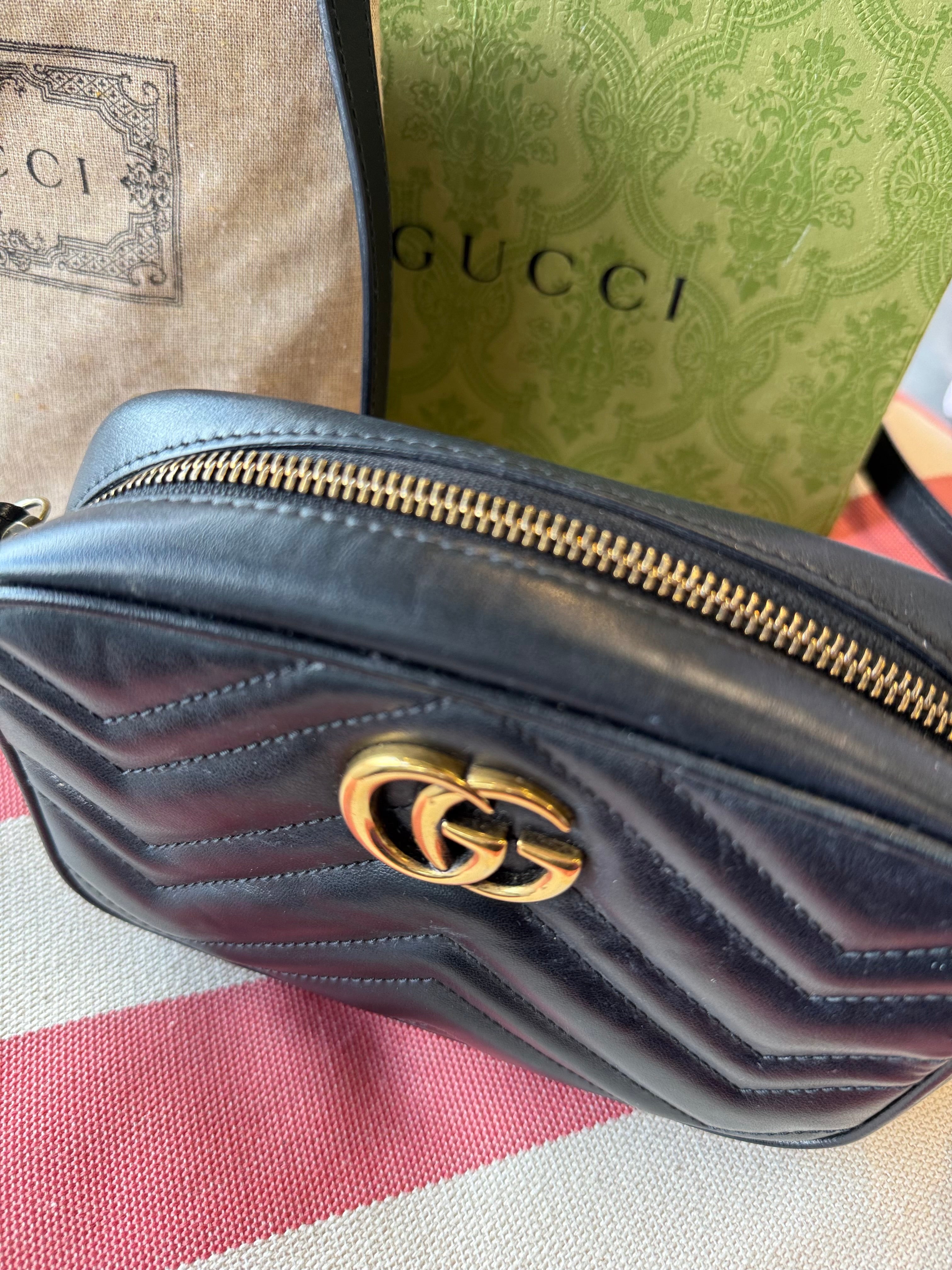 Gucci Mini Marmont Crossbody Camera Bag