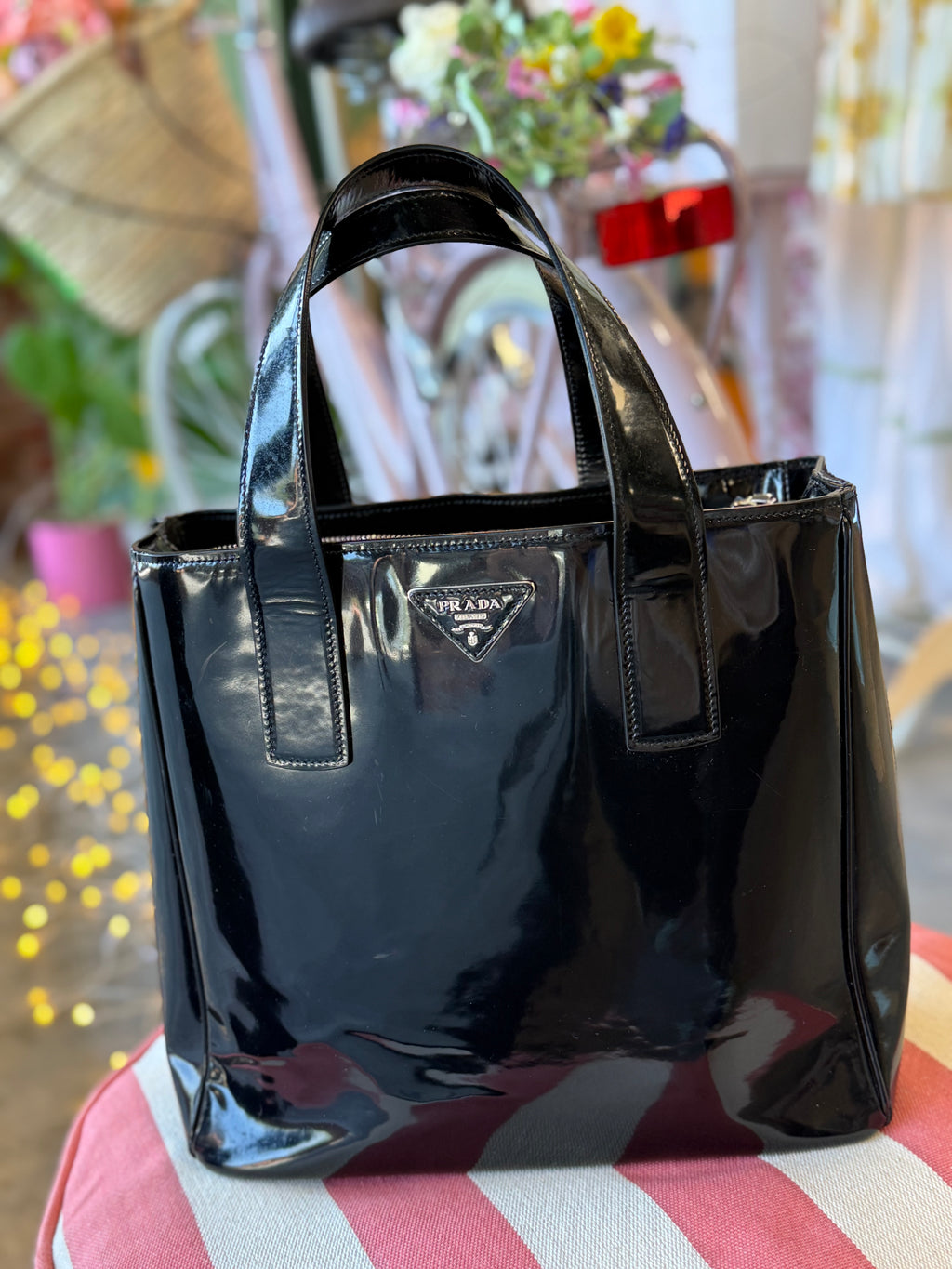 Prada Patent Tote