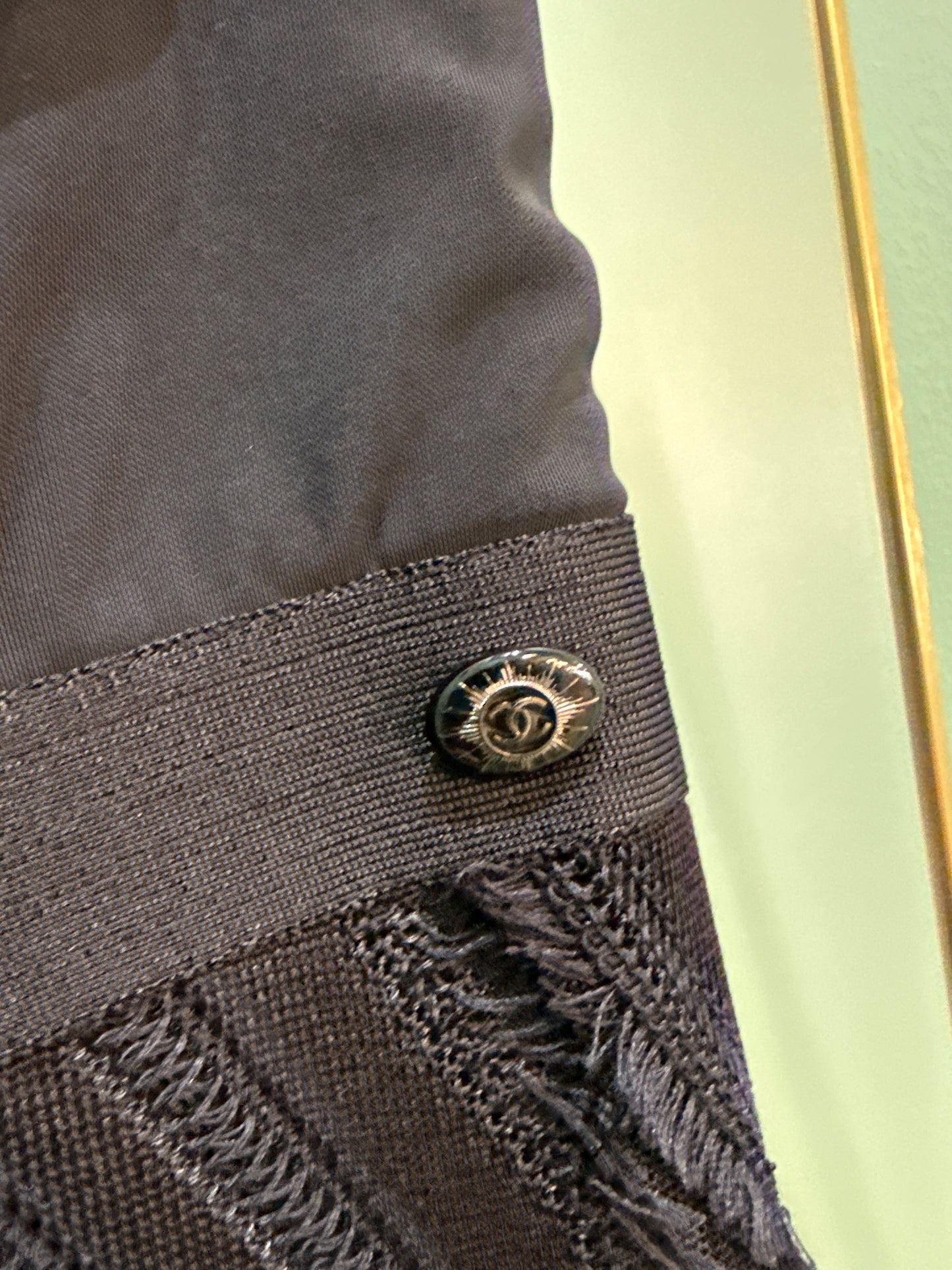 Chanel Black Dress LBD 2007 uk8