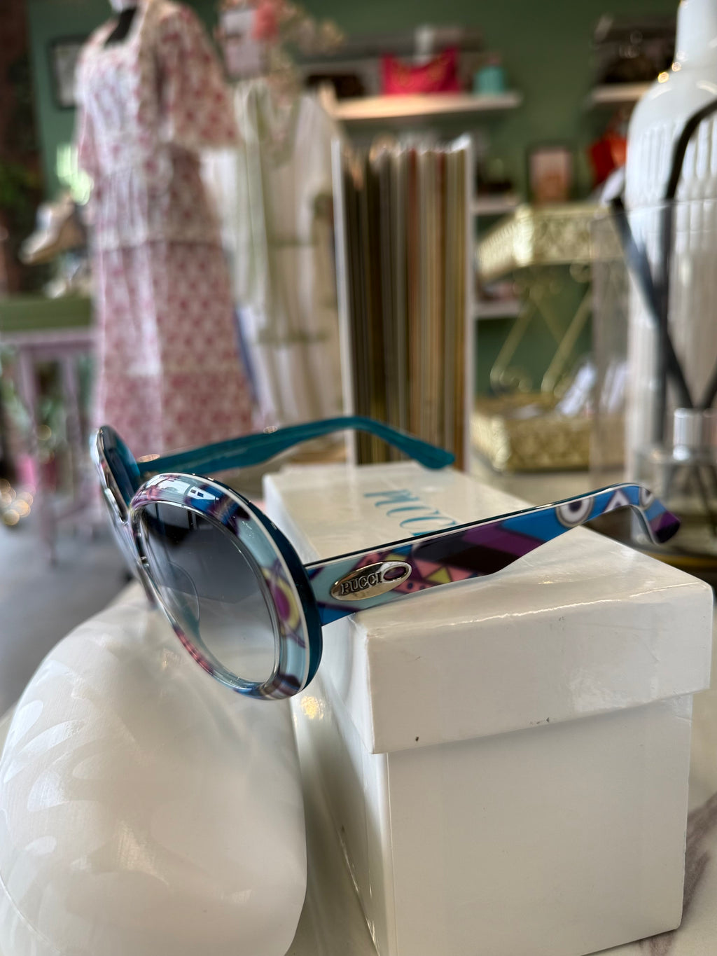 Pucci Oversized Round Sunglasses