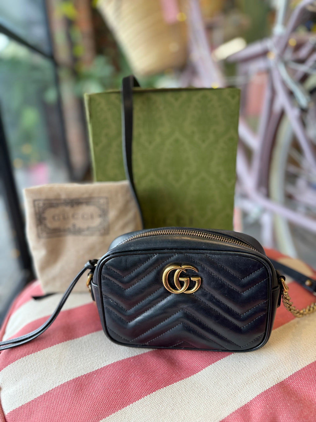 Gucci Mini Marmont Crossbody Camera Bag