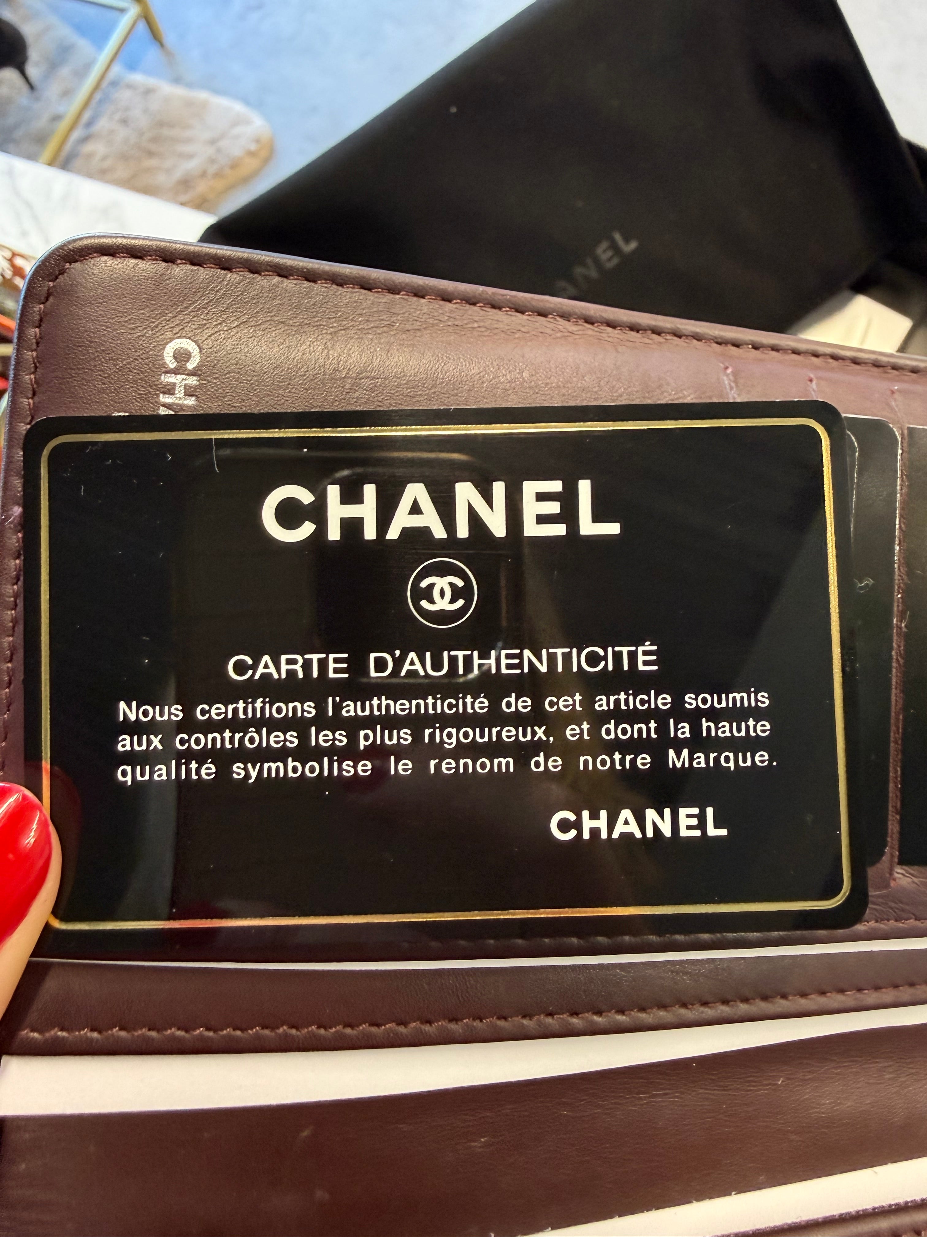 Chanel Classic Quilted Caviar Long Wallet