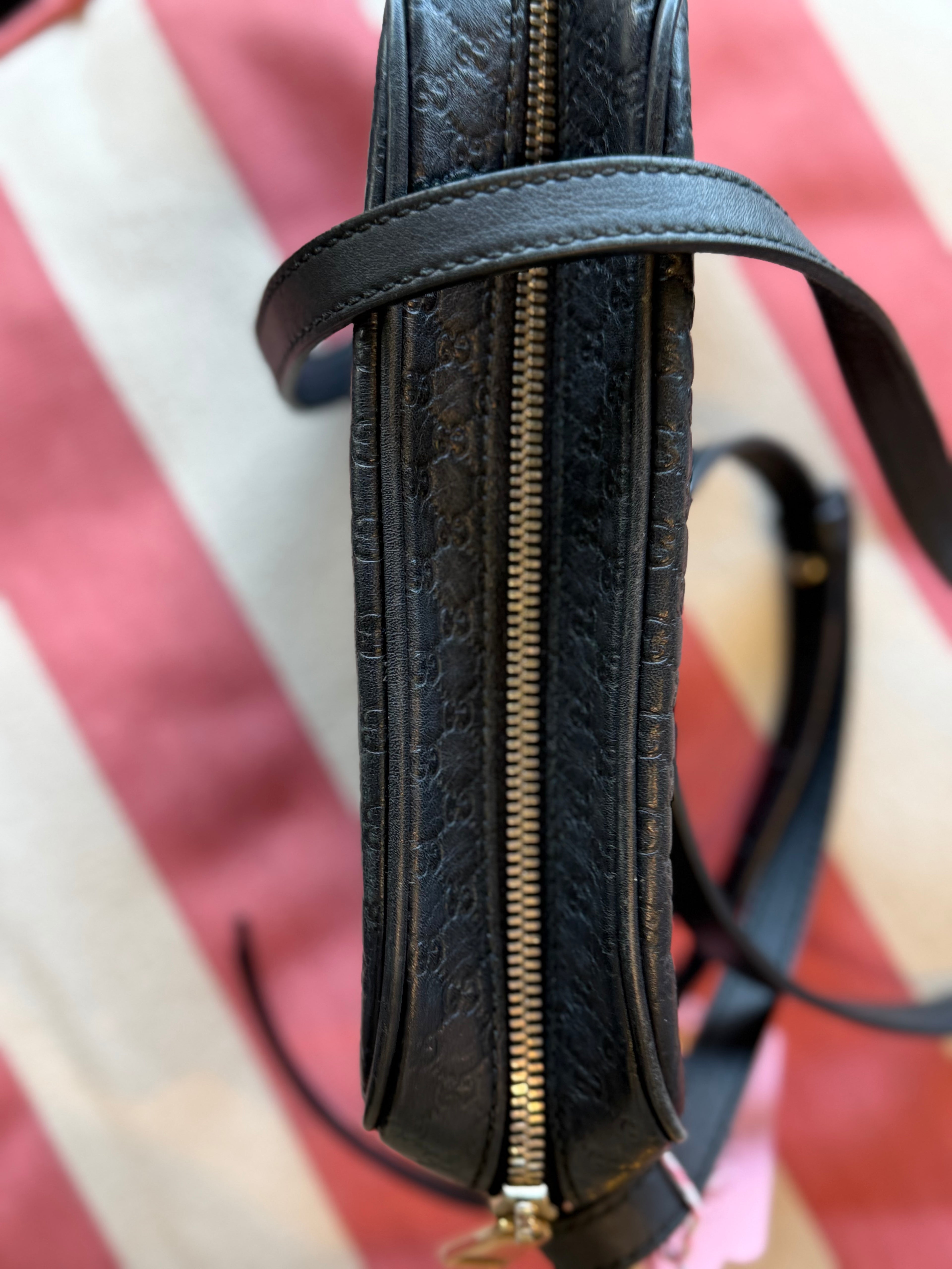 Gucci Guccissima Crossbody Camera Bag