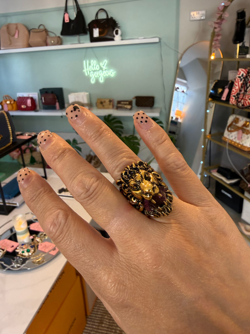 Gucci Lionhead Ring