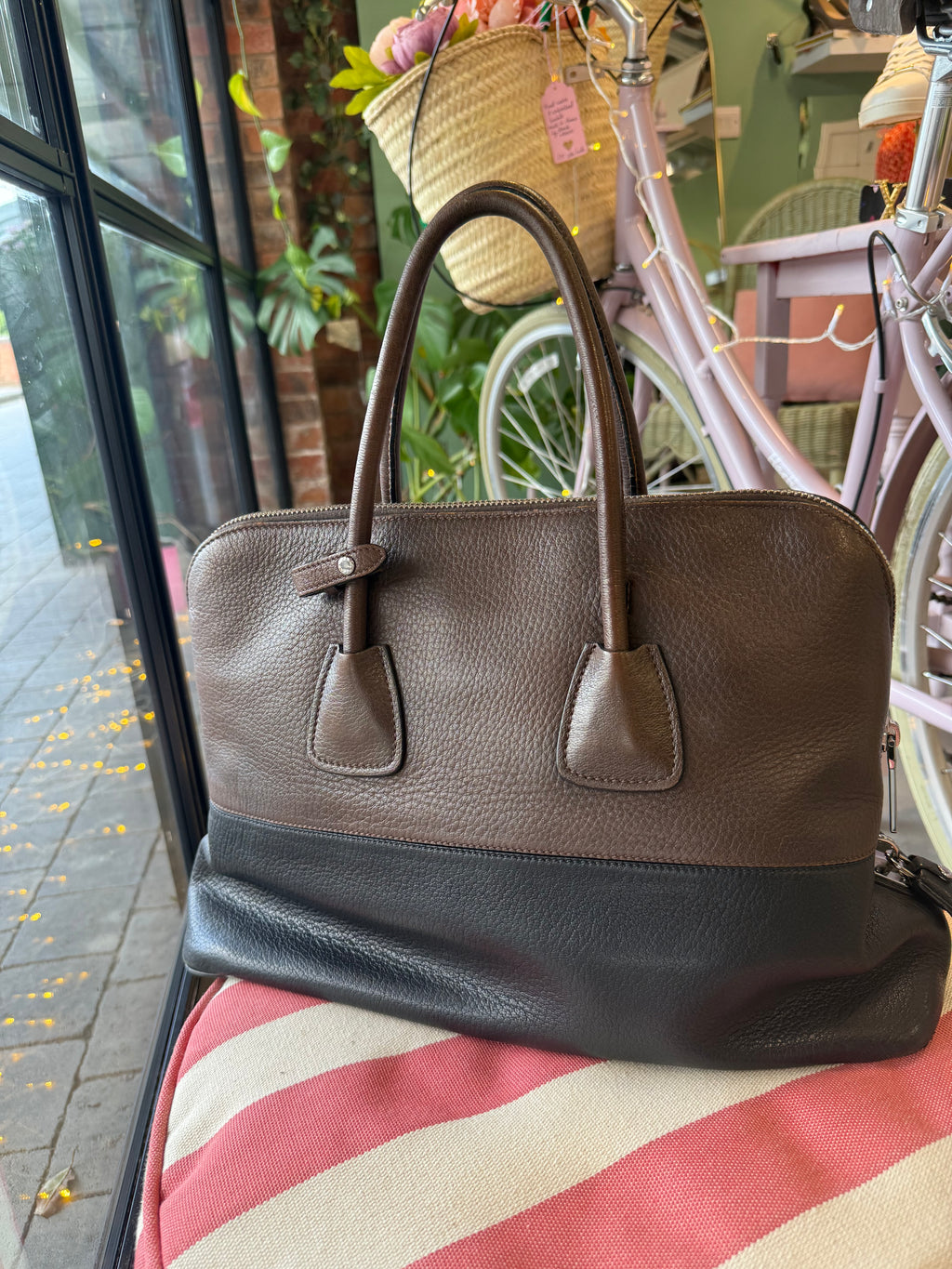 Prada Vitello Daino Tote