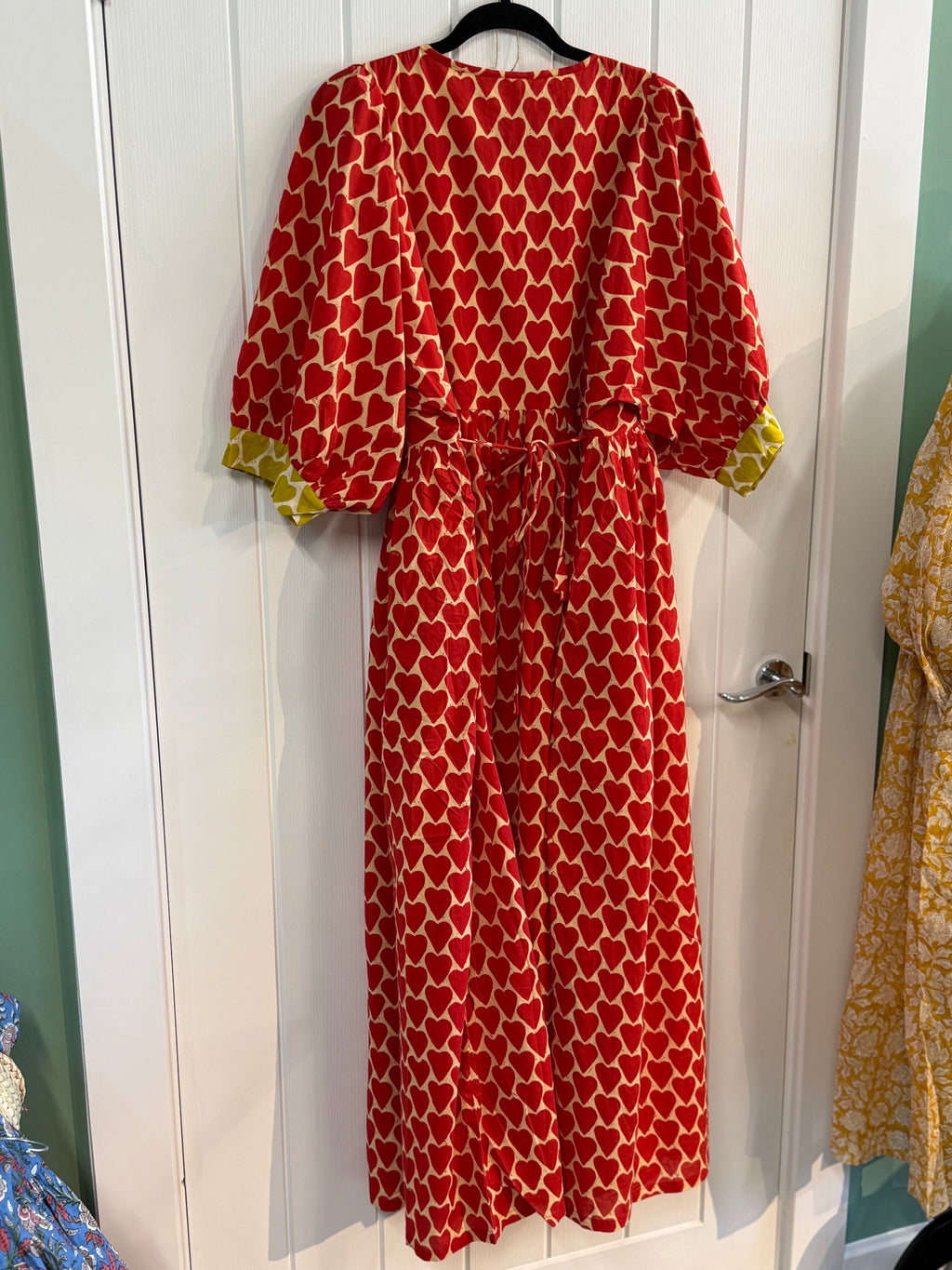 Essentials London Hearts Cotton Dress - one size