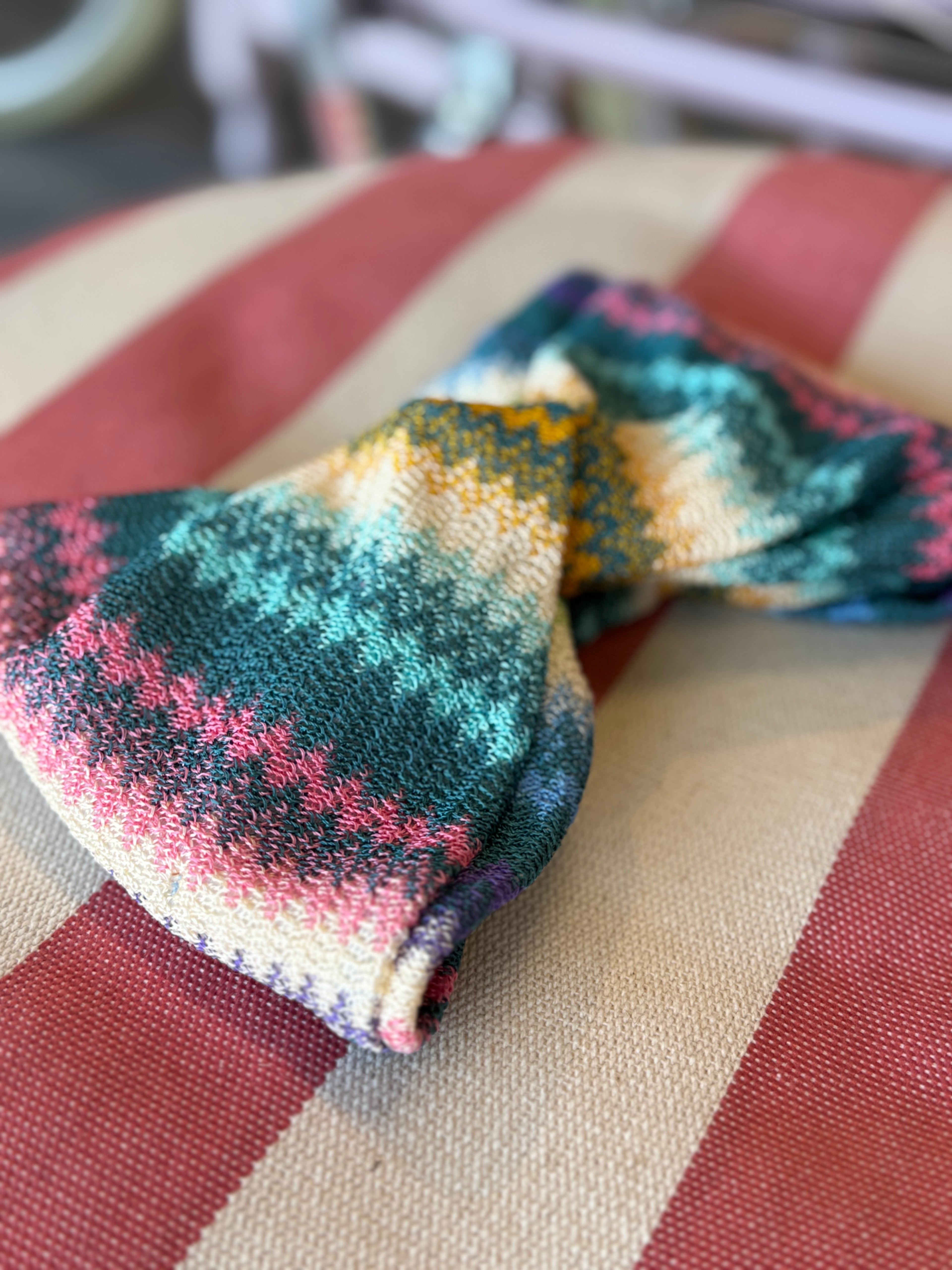 Missoni knot knit Headband